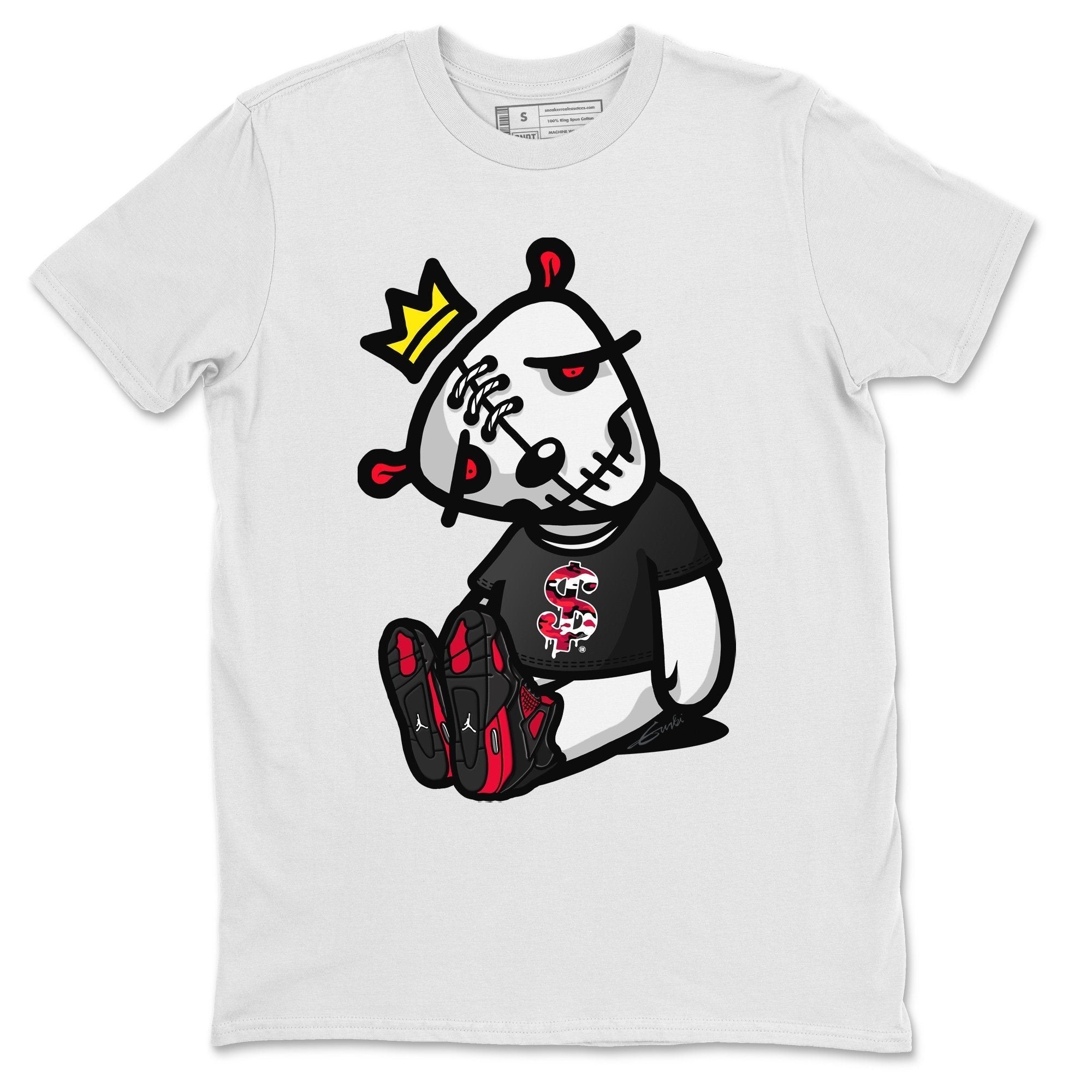 Jordan 4 Red Thunder Shirt To Match Jordans Dead Dolls Sneaker Tees Jordan 4 Red Thunder Drip Gear Zone Sneaker Matching Clothing Unisex Shirts