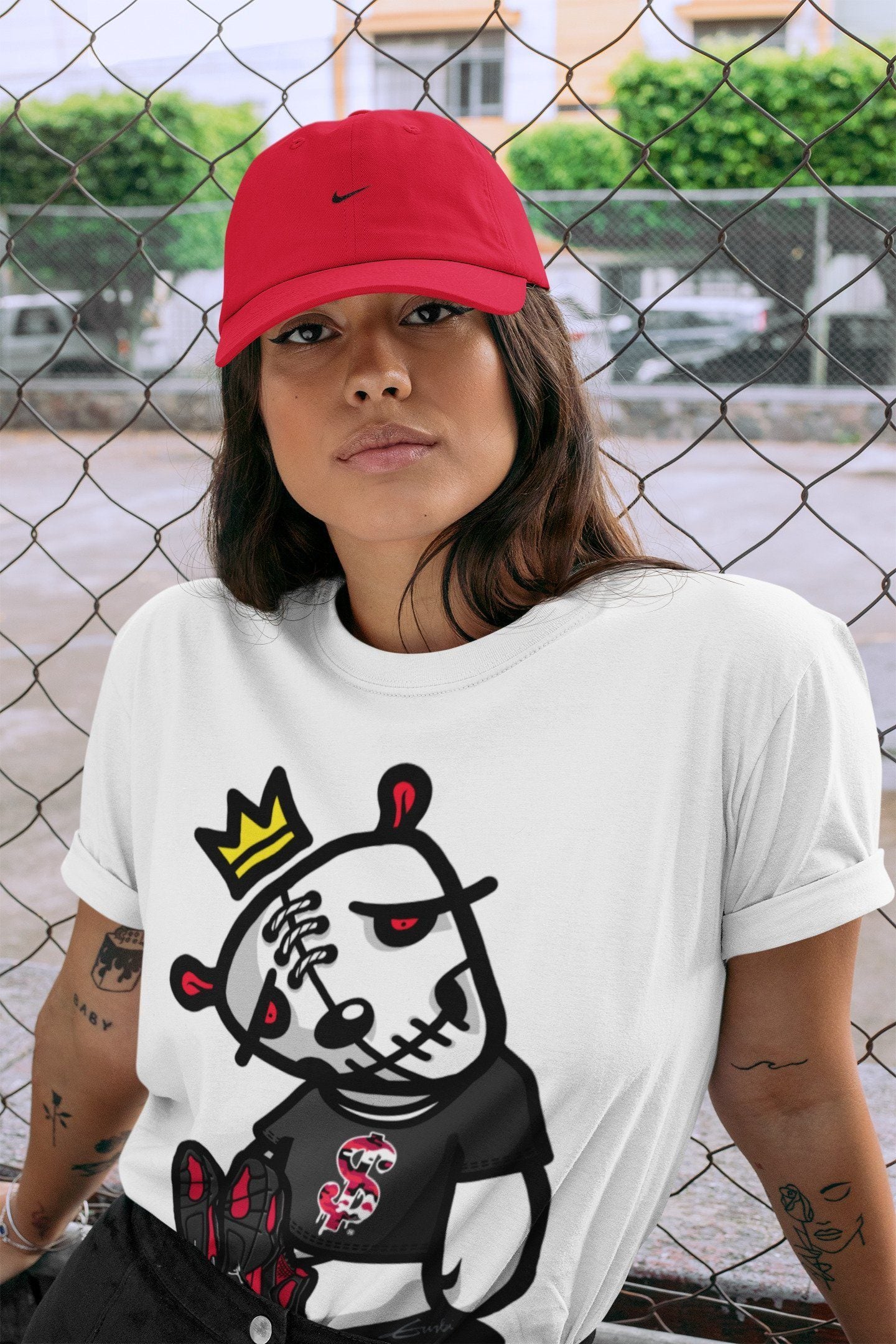 Jordan 4 Red Thunder Shirt To Match Jordans Dead Dolls Sneaker Tees Jordan 4 Red Thunder Drip Gear Zone Sneaker Matching Clothing Unisex Shirts