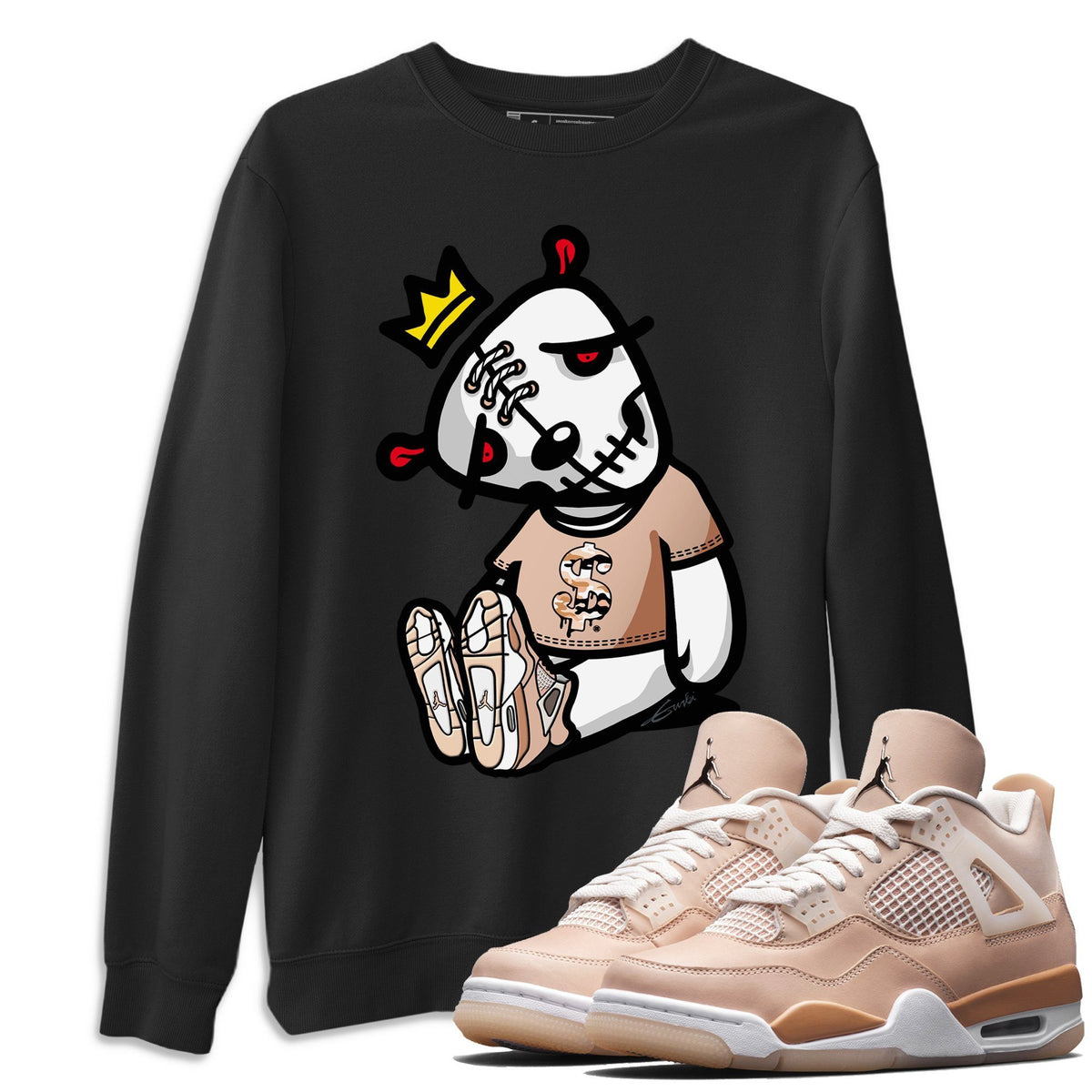 Jordan 4 Shimmer Shirt To Match Jordans Dead Dolls Sneaker Tees Jordan 4 Shimmer Drip Gear Zone Sneaker Matching Clothing Unisex Shirts