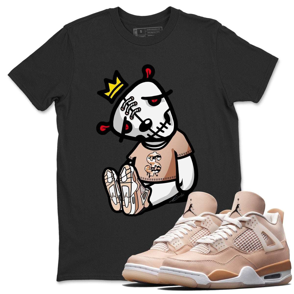 Jordan 4 Shimmer Shirt To Match Jordans Dead Dolls Sneaker Tees Jordan 4 Shimmer Drip Gear Zone Sneaker Matching Clothing Unisex Shirts