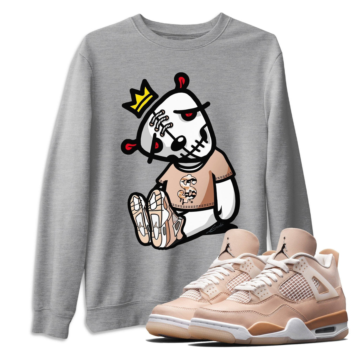 Jordan 4 Shimmer Shirt To Match Jordans Dead Dolls Sneaker Tees Jordan 4 Shimmer Drip Gear Zone Sneaker Matching Clothing Unisex Shirts