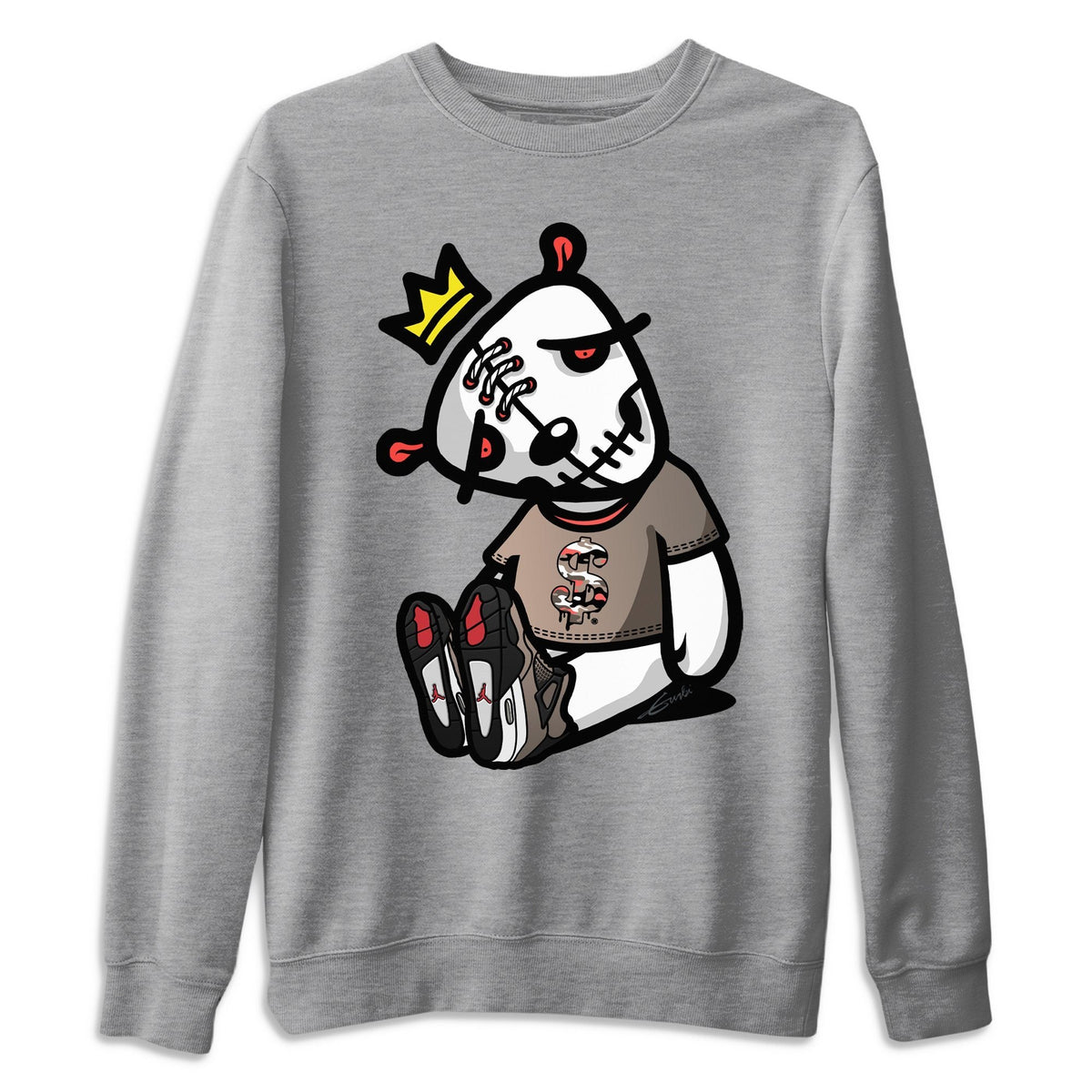 Jordan 4 Taupe Haze Shirt To Match Jordans Dead Dolls Sneaker Tees Jordan 4 Taupe Haze Drip Gear Zone Sneaker Matching Clothing Unisex Shirts