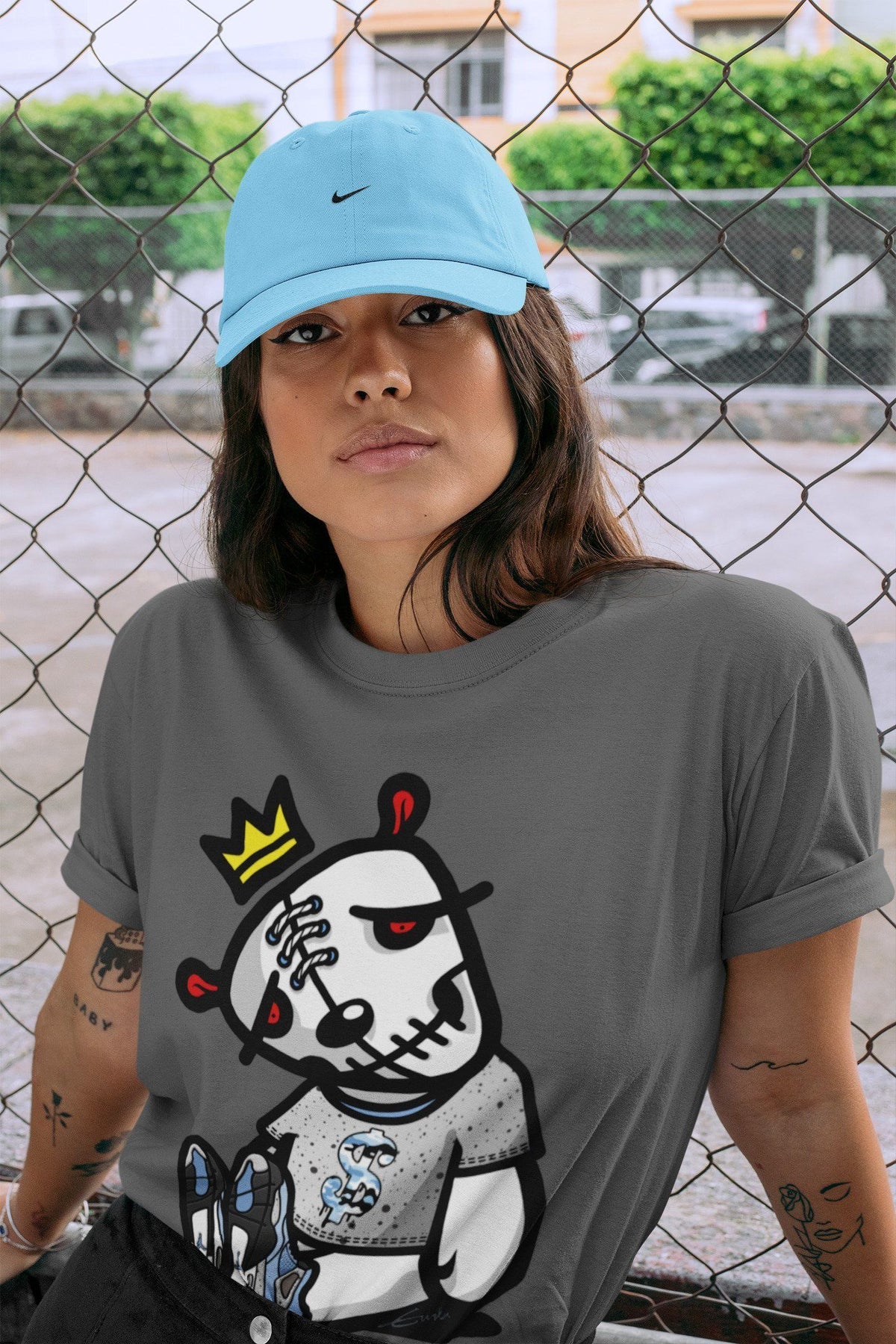 Jordan 4 University Blue Shirt To Match Jordans Dead Dolls Sneaker Tees Jordan 4 University Blue Drip Gear Zone Sneaker Matching Clothing Unisex Shirts