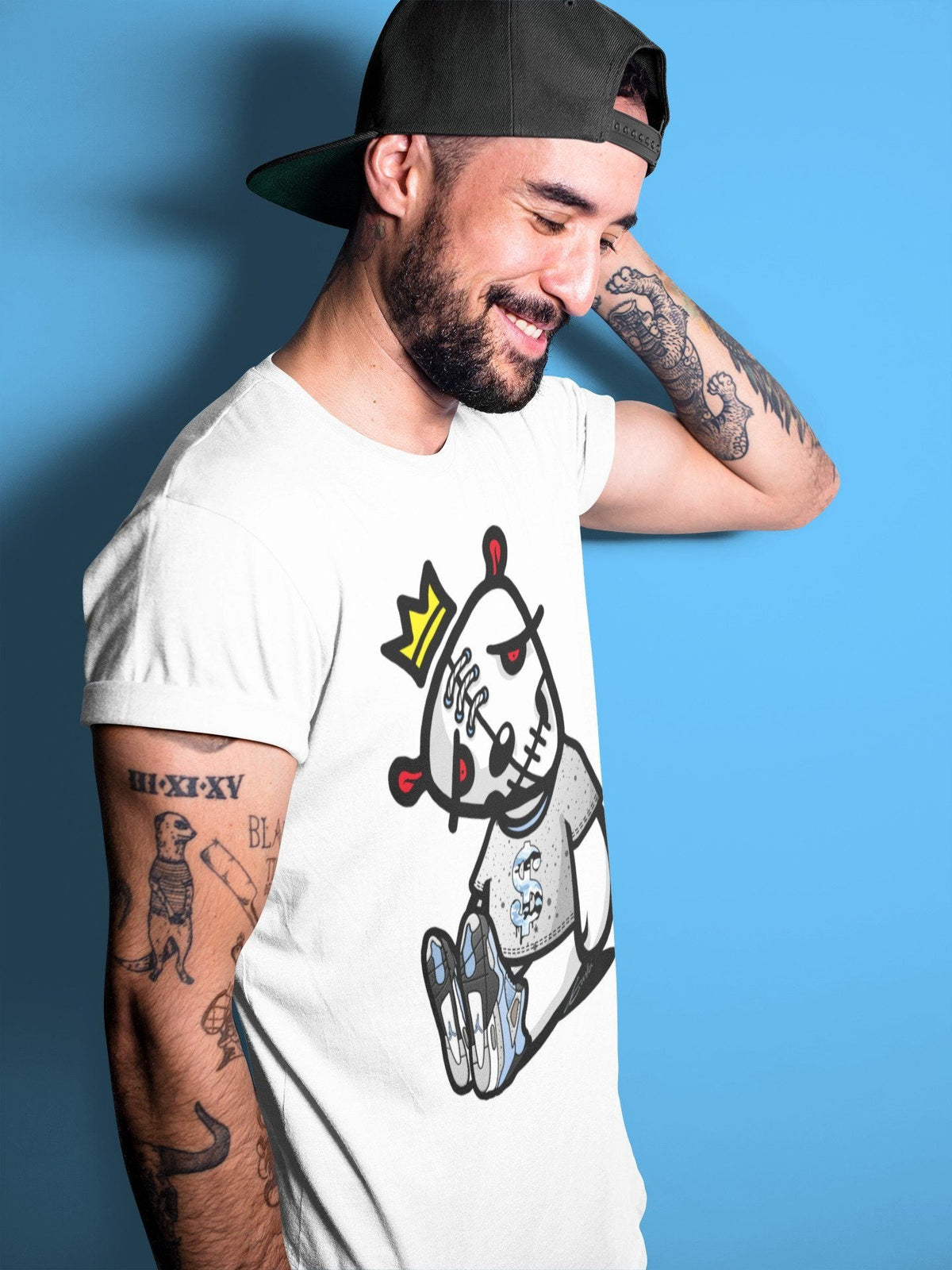 Jordan 4 University Blue Shirt To Match Jordans Dead Dolls Sneaker Tees Jordan 4 University Blue Drip Gear Zone Sneaker Matching Clothing Unisex Shirts