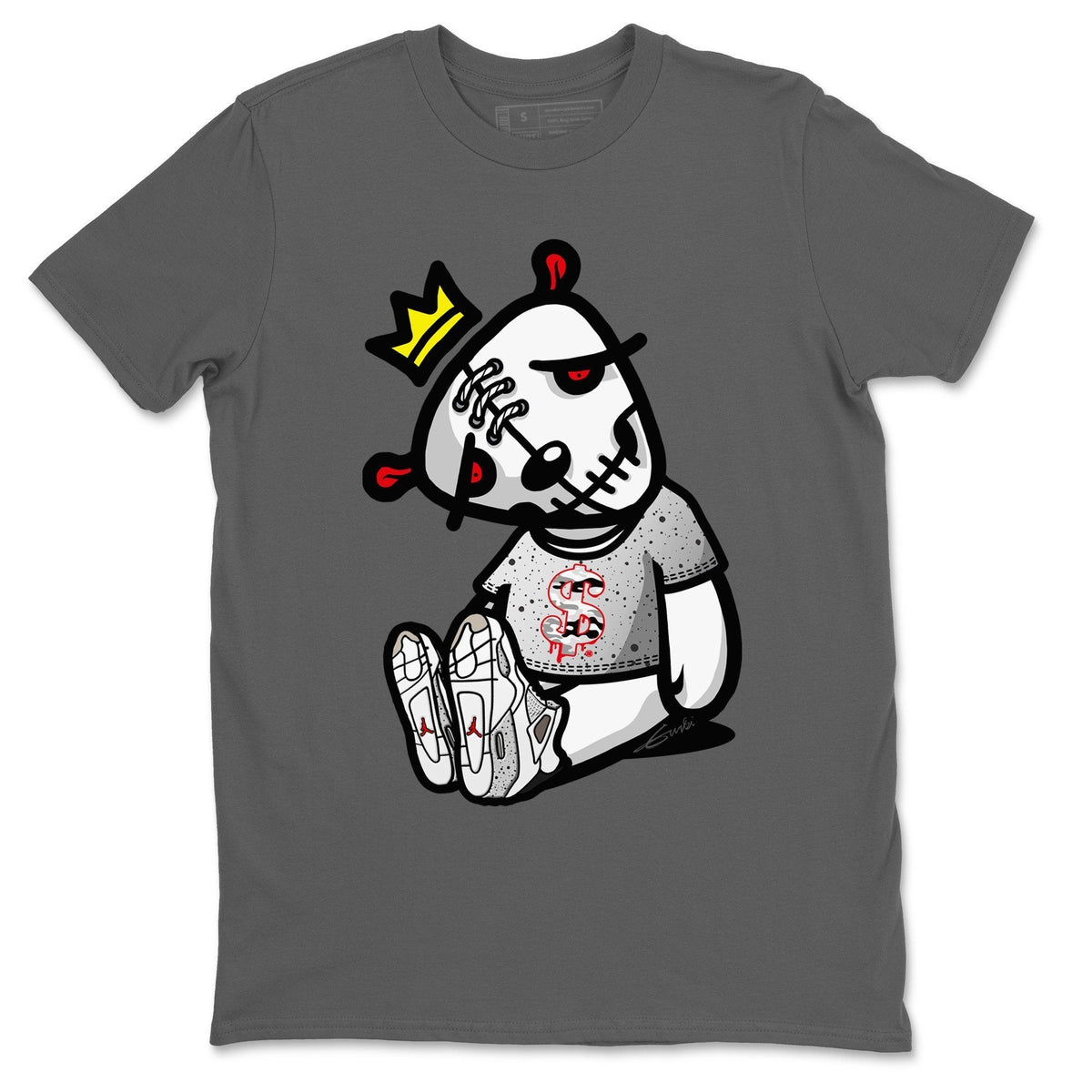 Jordan 4 Tech Grey Shirt To Match Jordans Dead Dolls Sneaker Tees Jordan 4 Tech Grey Drip Gear Zone Sneaker Matching Clothing Unisex Shirts