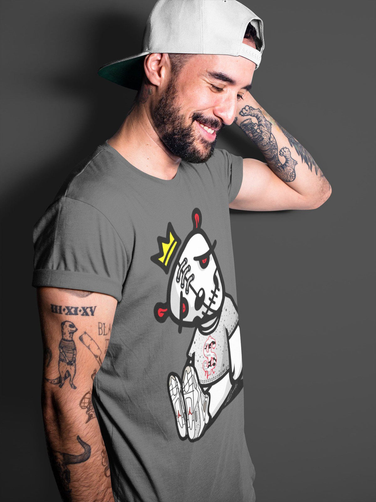Jordan 4 Tech Grey Shirt To Match Jordans Dead Dolls Sneaker Tees Jordan 4 Tech Grey Drip Gear Zone Sneaker Matching Clothing Unisex Shirts
