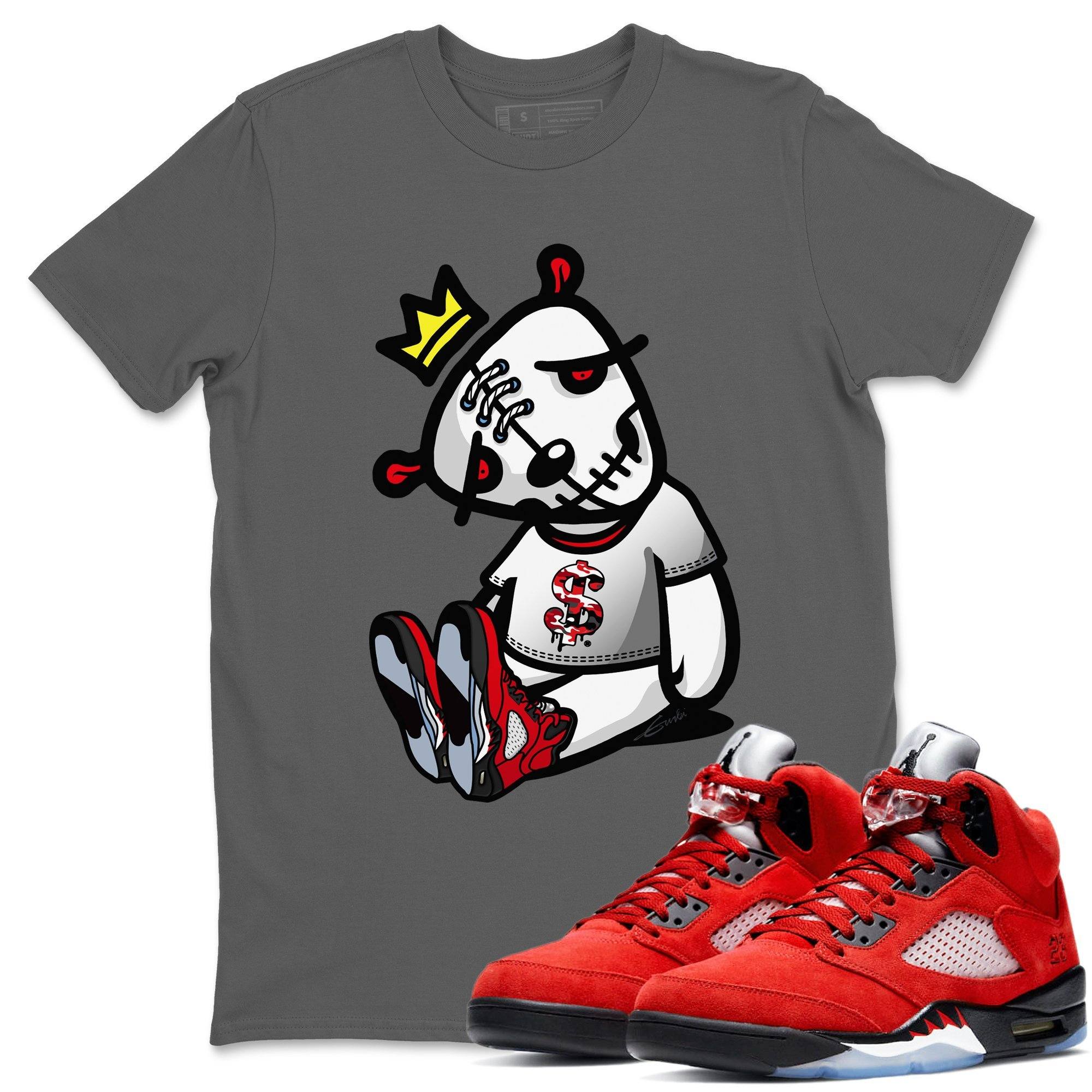 Jordan 5 Raging Bull Shirt To Match Jordans Dead Dolls Sneaker Tees Jordan 5 Raging Bull Drip Gear Zone Sneaker Matching Clothing Unisex Shirts