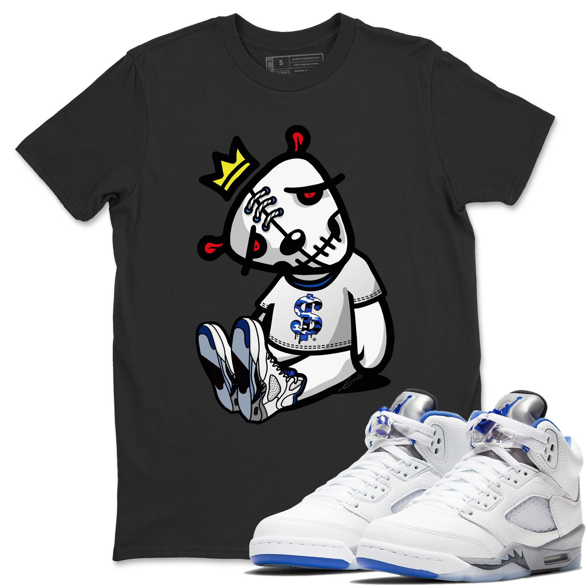 Jordan 5 Stealth Shirt To Match Jordans Dead Dolls Sneaker Tees Jordan 5 Stealth Drip Gear Zone Sneaker Matching Clothing Unisex Shirts