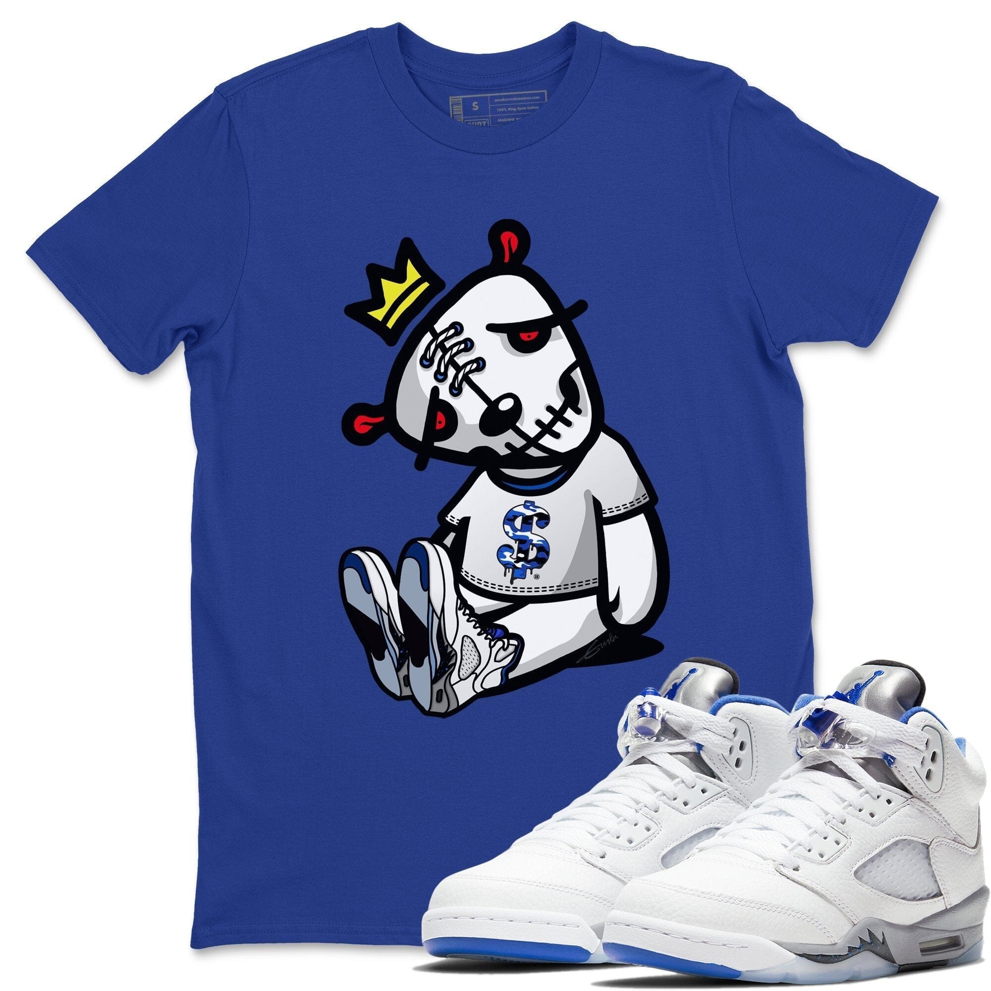 Jordan 5 Stealth Shirt To Match Jordans Dead Dolls Sneaker Tees Jordan 5 Stealth Drip Gear Zone Sneaker Matching Clothing Unisex Shirts