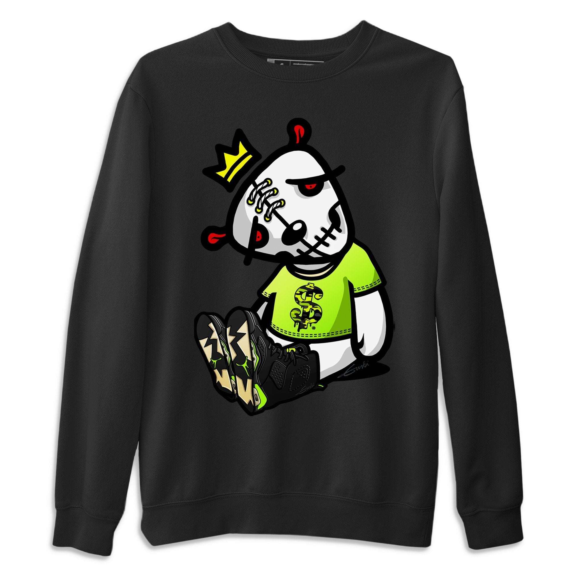 Jordan 6 Electric Green Shirt To Match Jordans Dead Dolls Sneaker Tees Jordan 6 Electric Green Drip Gear Zone Sneaker Matching Clothing Unisex Shirts