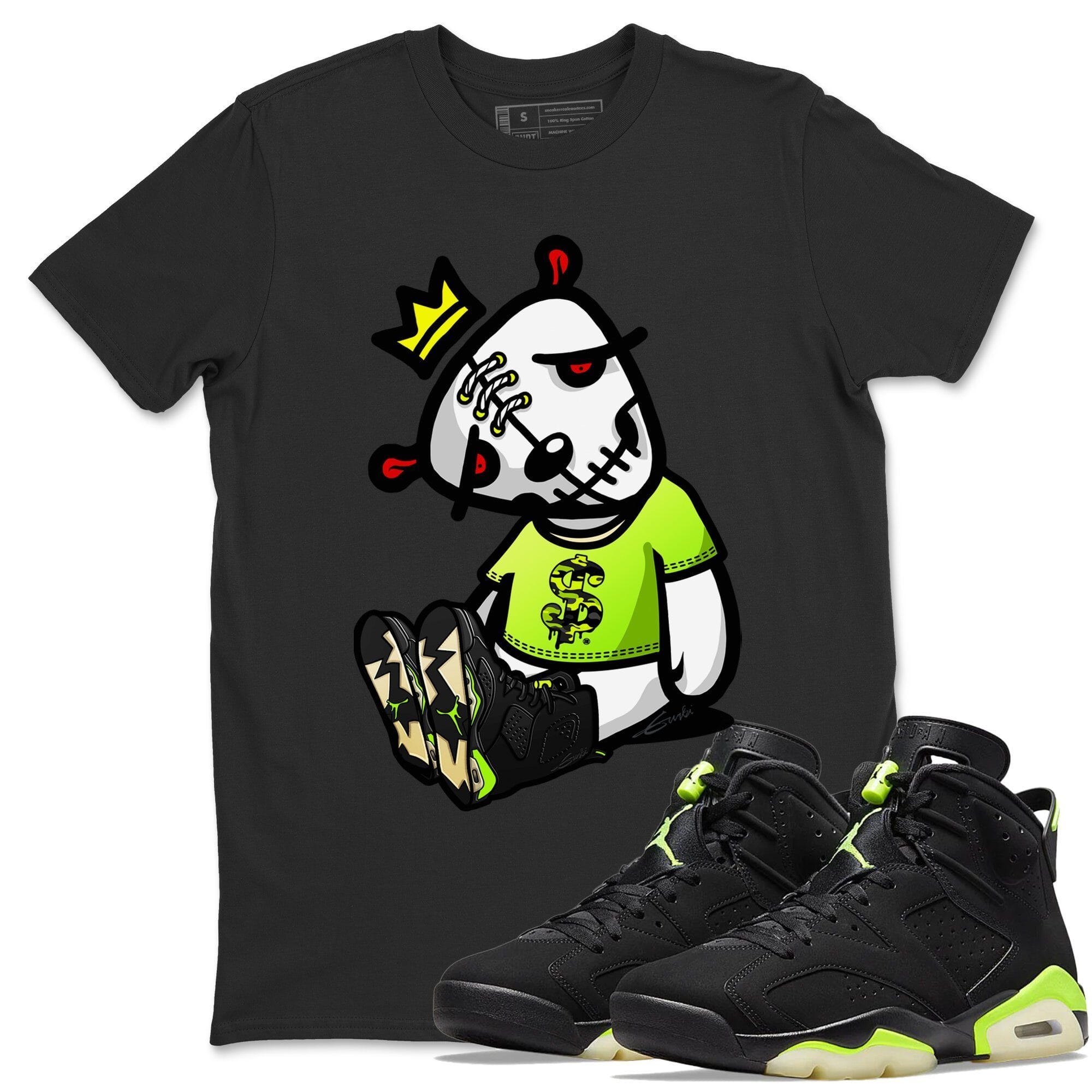 Jordan 6 Electric Green Shirt To Match Jordans Dead Dolls Sneaker Tees Jordan 6 Electric Green Drip Gear Zone Sneaker Matching Clothing Unisex Shirts