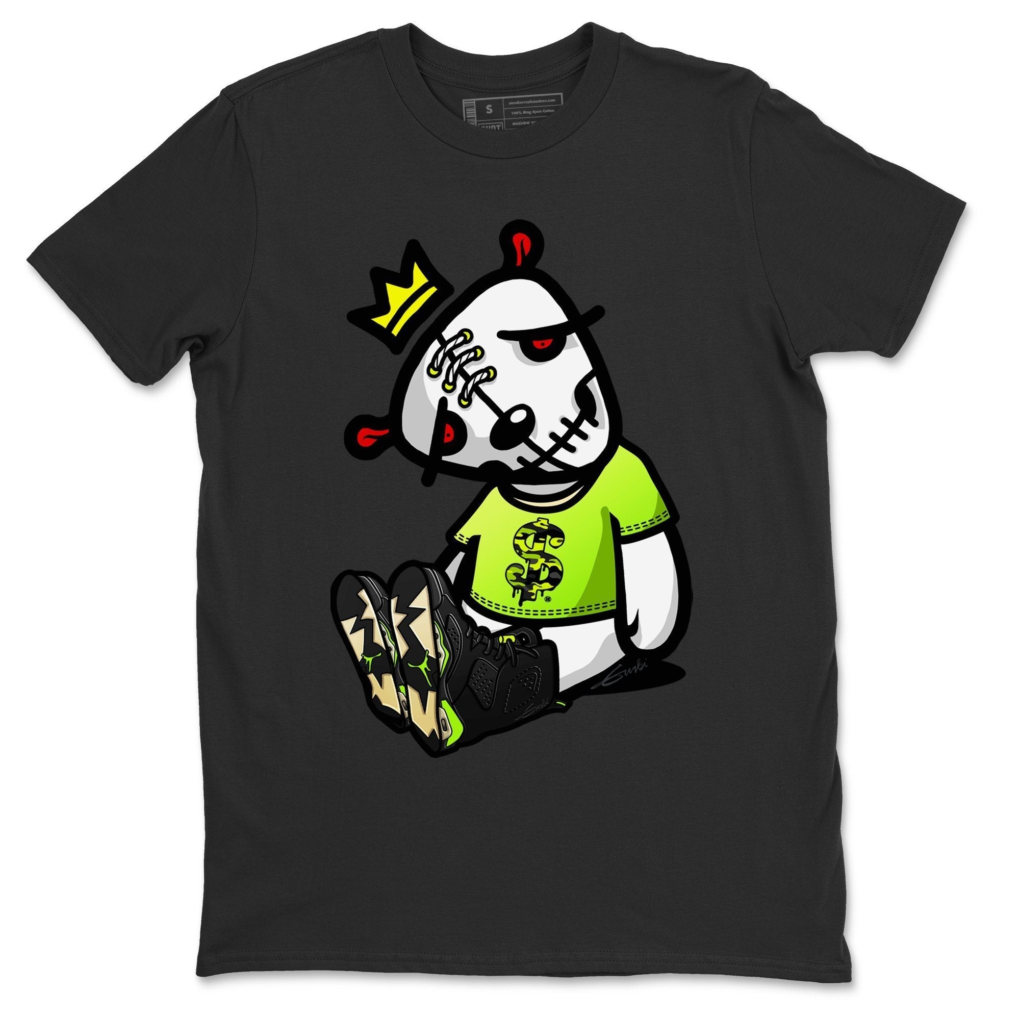 Jordan 6 Electric Green Shirt To Match Jordans Dead Dolls Sneaker Tees Jordan 6 Electric Green Drip Gear Zone Sneaker Matching Clothing Unisex Shirts