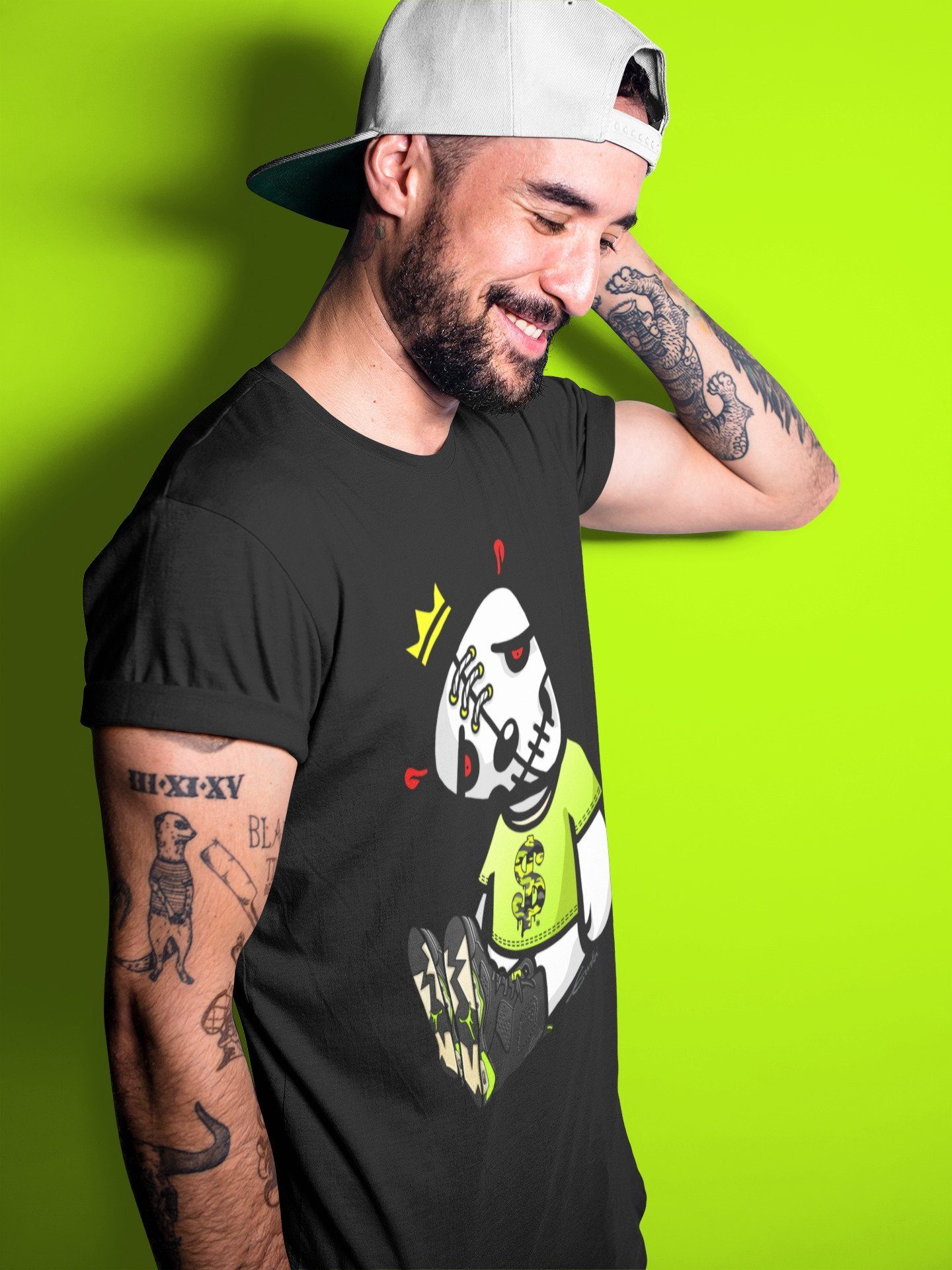 Jordan 6 Electric Green Shirt To Match Jordans Dead Dolls Sneaker Tees Jordan 6 Electric Green Drip Gear Zone Sneaker Matching Clothing Unisex Shirts