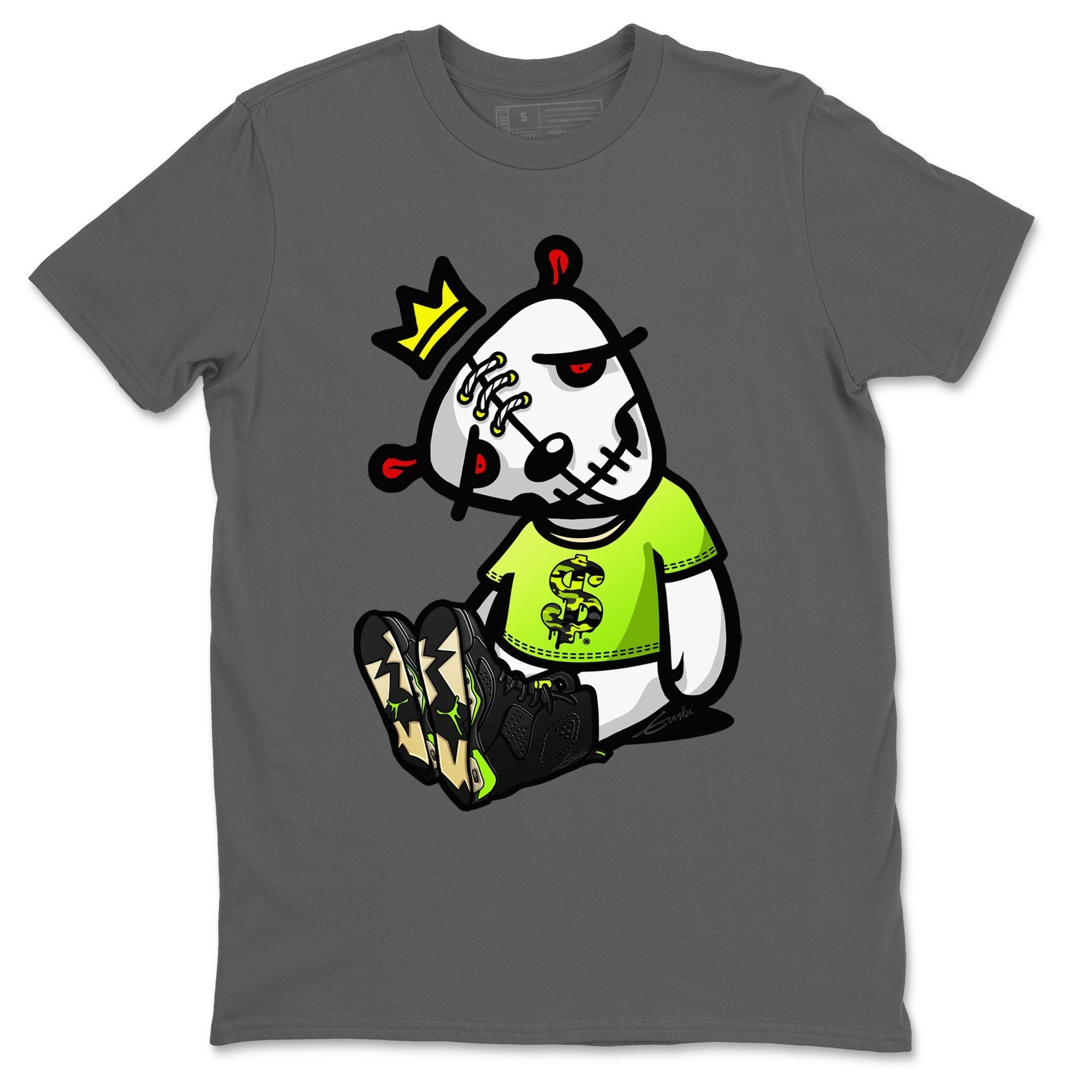 Jordan 6 Electric Green Shirt To Match Jordans Dead Dolls Sneaker Tees Jordan 6 Electric Green Drip Gear Zone Sneaker Matching Clothing Unisex Shirts