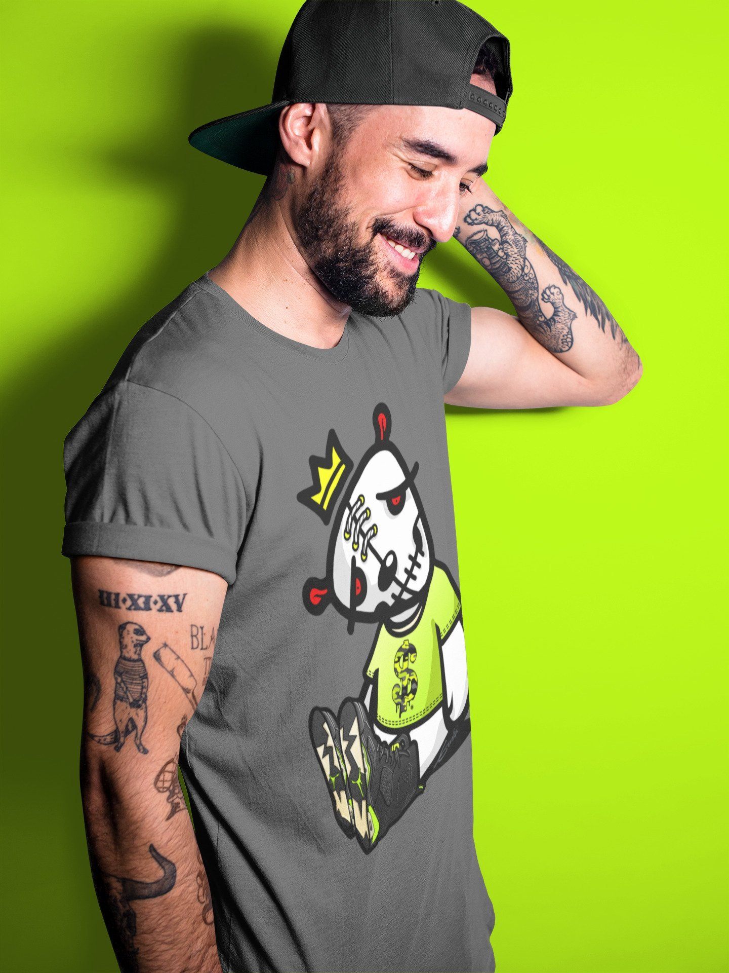 Jordan 6 Electric Green Shirt To Match Jordans Dead Dolls Sneaker Tees Jordan 6 Electric Green Drip Gear Zone Sneaker Matching Clothing Unisex Shirts