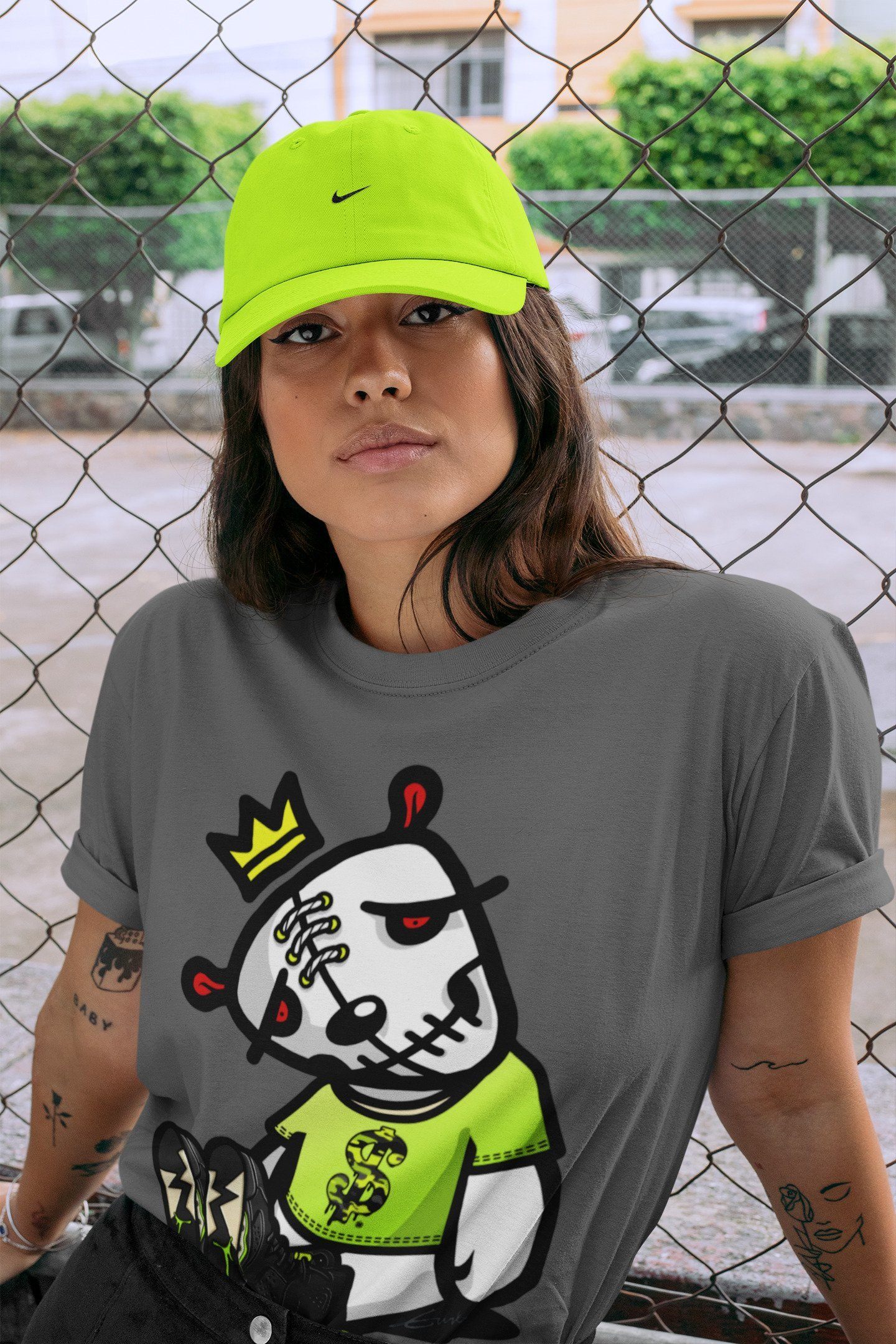 Jordan 6 Electric Green Shirt To Match Jordans Dead Dolls Sneaker Tees Jordan 6 Electric Green Drip Gear Zone Sneaker Matching Clothing Unisex Shirts