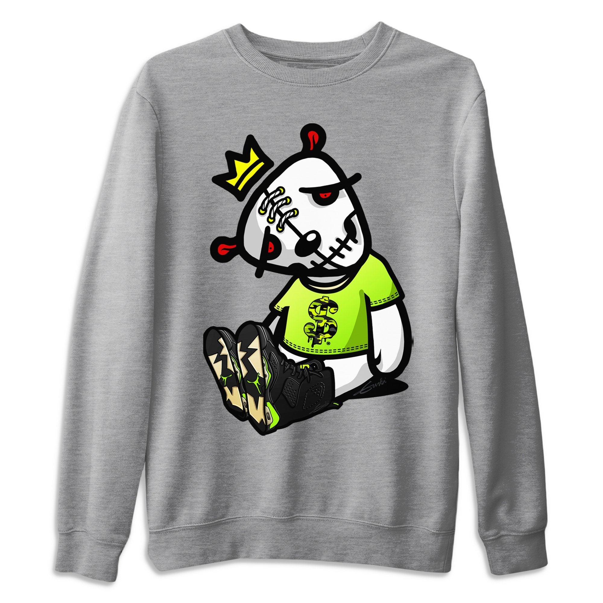 Jordan 6 Electric Green Shirt To Match Jordans Dead Dolls Sneaker Tees Jordan 6 Electric Green Drip Gear Zone Sneaker Matching Clothing Unisex Shirts