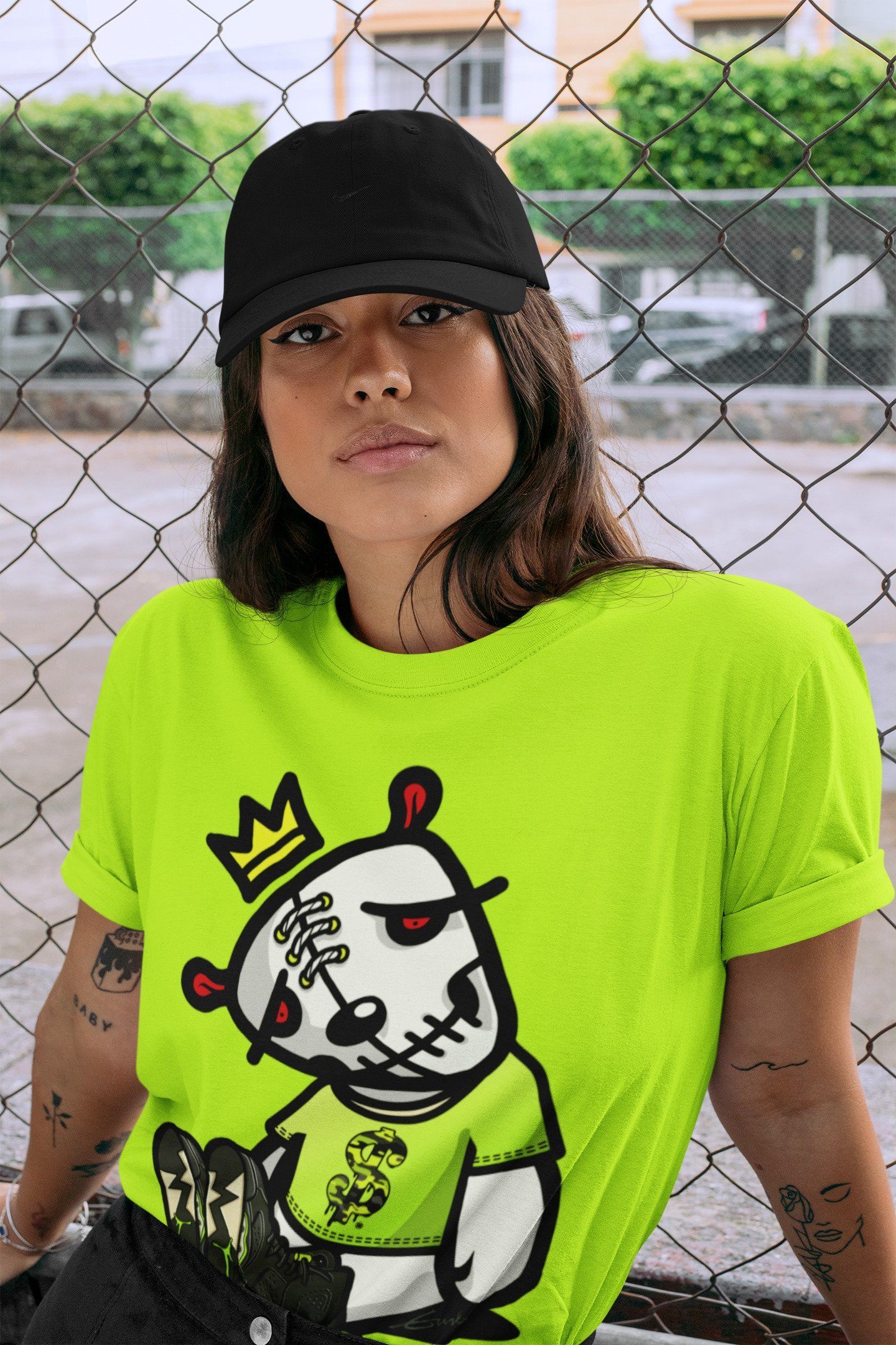 Jordan 6 Electric Green Shirt To Match Jordans Dead Dolls Sneaker Tees Jordan 6 Electric Green Drip Gear Zone Sneaker Matching Clothing Unisex Shirts