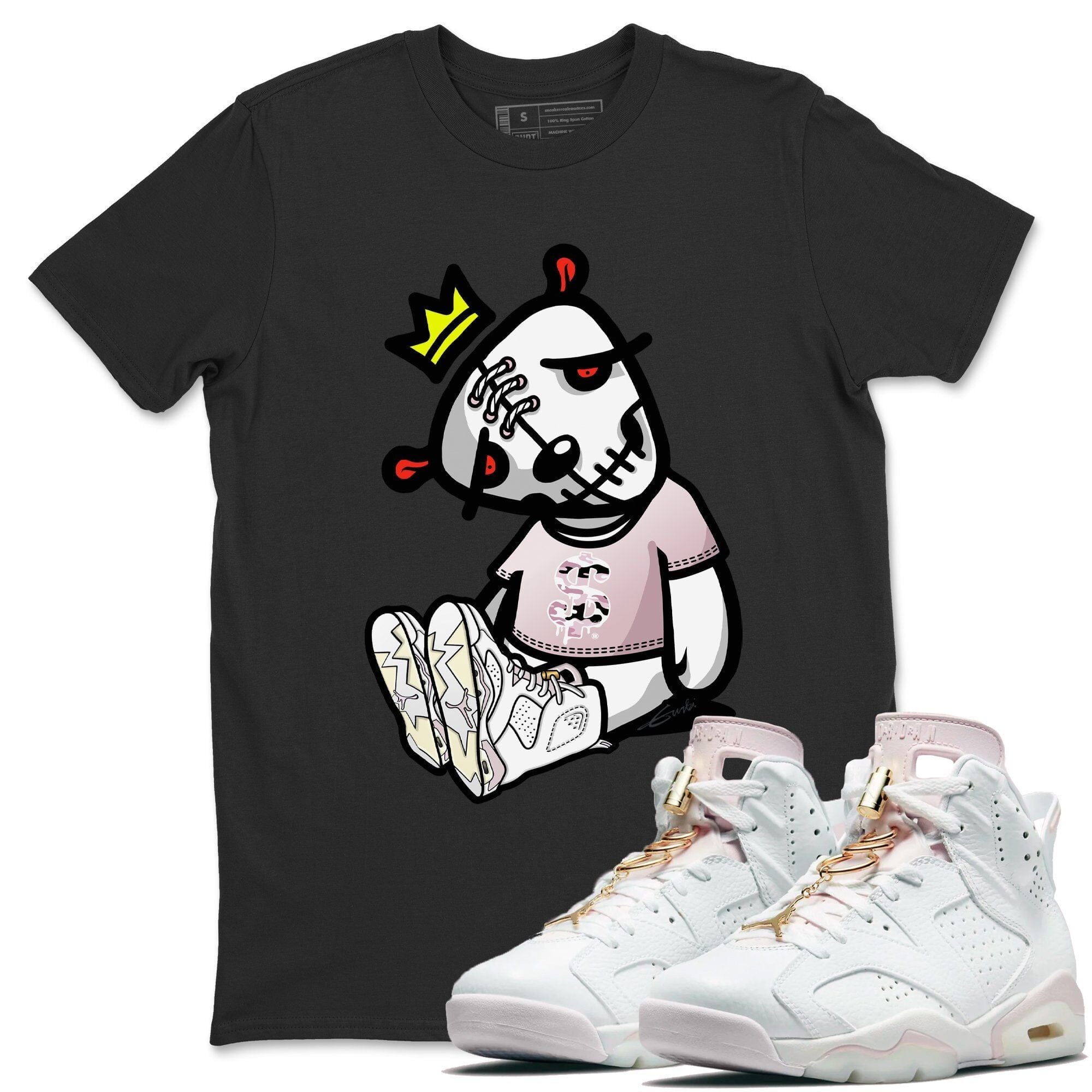 Jordan 6 Gold Hoops Shirt To Match Jordans Dead Dolls Sneaker Tees Jordan 6 Gold Hoops Drip Gear Zone Sneaker Matching Clothing Unisex Shirts