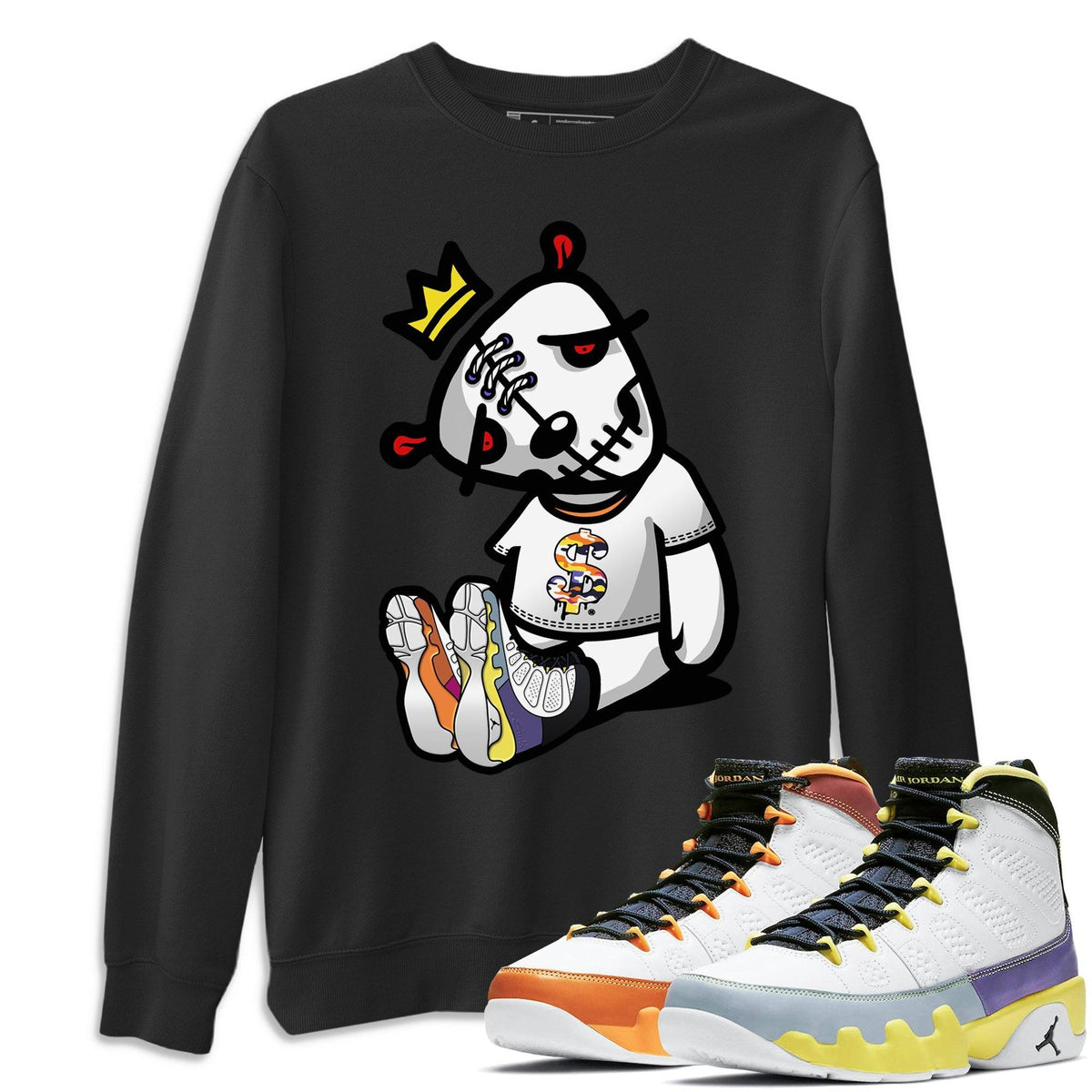 Jordan 9 Change The World Shirt To Match Jordans Dead dolls Sneaker Tees Jordan 9 Change The World Drip Gear Zone Sneaker Matching Clothing Unisex Shirts