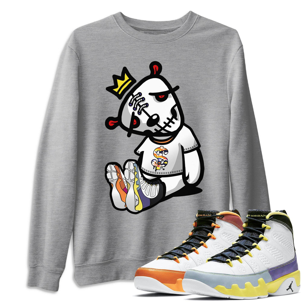 Jordan 9 Change The World Shirt To Match Jordans Dead dolls Sneaker Tees Jordan 9 Change The World Drip Gear Zone Sneaker Matching Clothing Unisex Shirts