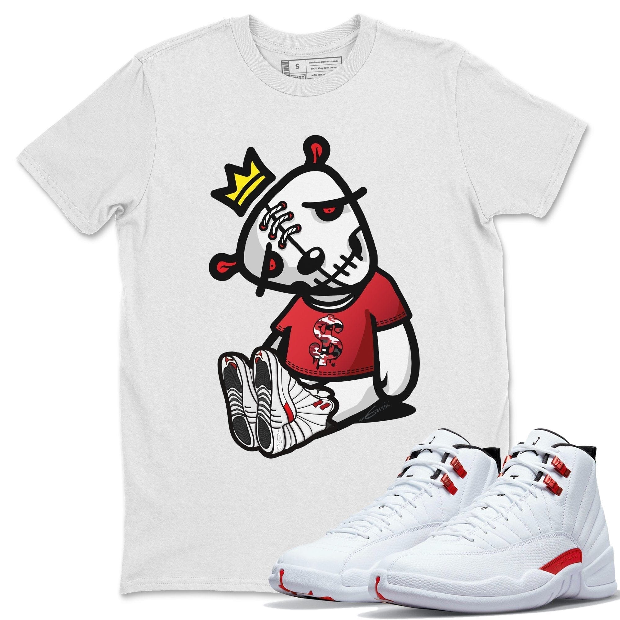 Jordan 12 Twist Shirt To Match Jordans Dead Dolls Sneaker Tees Jordan 12 Twist Drip Gear Zone Sneaker Matching Clothing Unisex Shirts