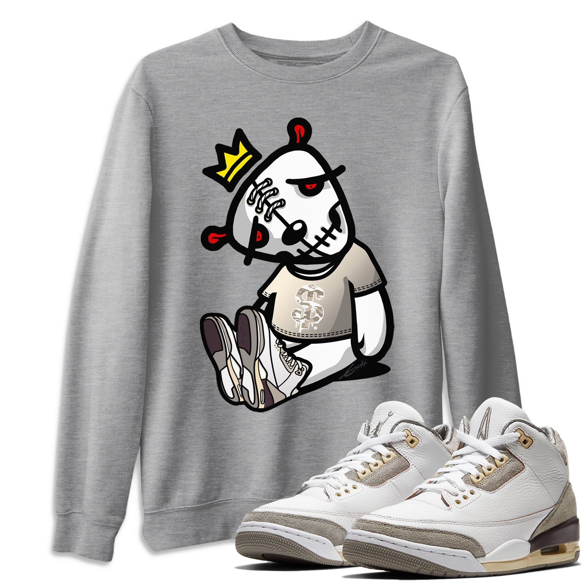 Jordan 3 A Ma Maniere Shirt To Match Jordans Dead Dolls Sneaker Tees Jordan 3 A Ma Maniere Drip Gear Zone Sneaker Matching Clothing Unisex Shirts