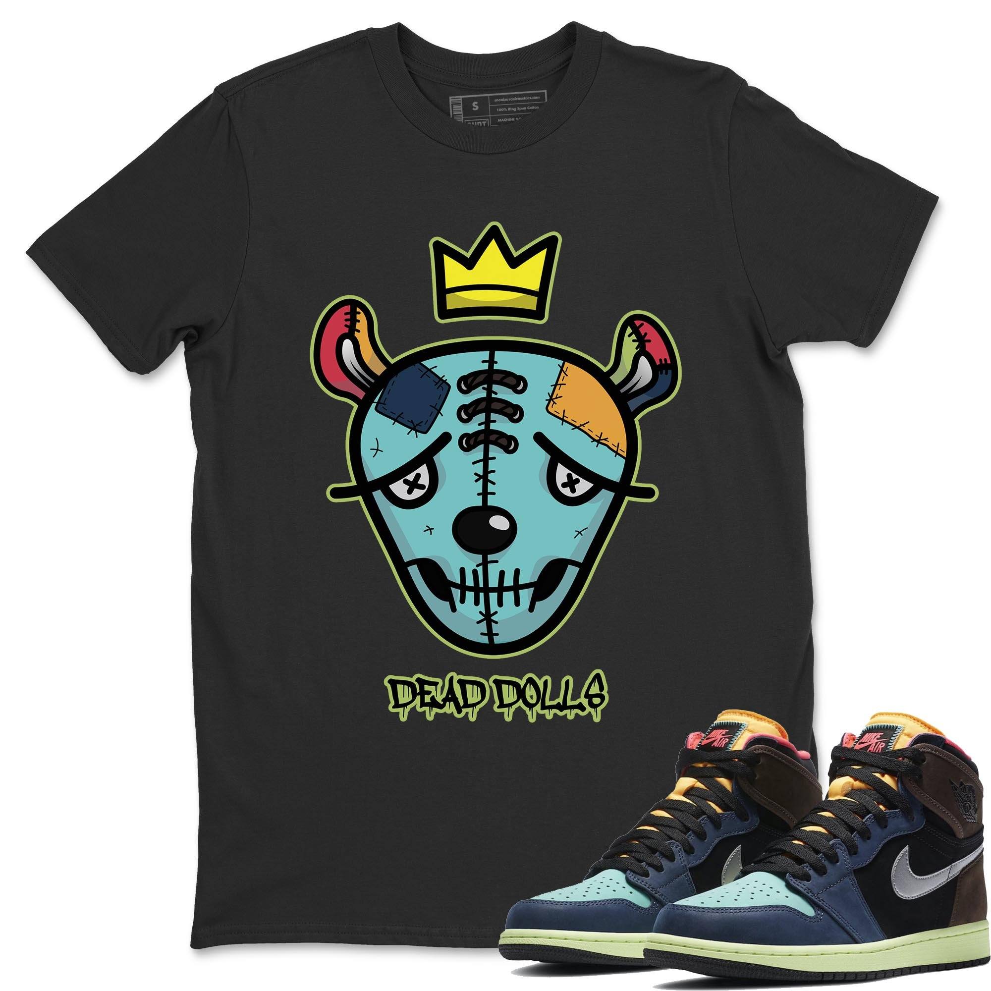 Jordan 1 Bio Hack Sneaker Match Tees Dead Dolls Face Sneaker Tees Jordan 1 Bio Hack Jordan to match sneaker T-Shirt Crew Neck Shirts