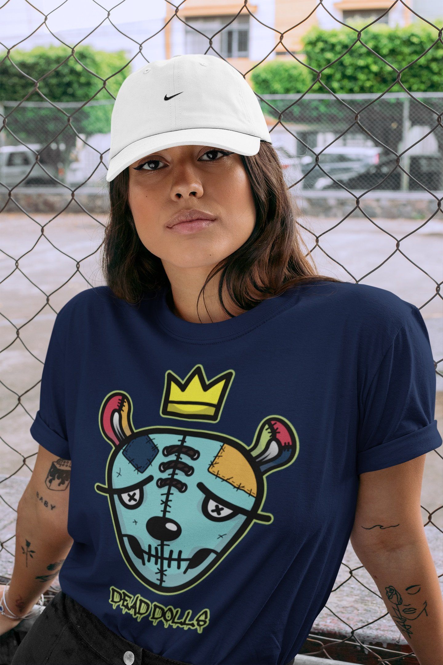 Jordan 1 Bio Hack Sneaker Match Tees Dead Dolls Face Sneaker Tees Jordan 1 Bio Hack Jordan to match sneaker T-Shirt Crew Neck Shirts