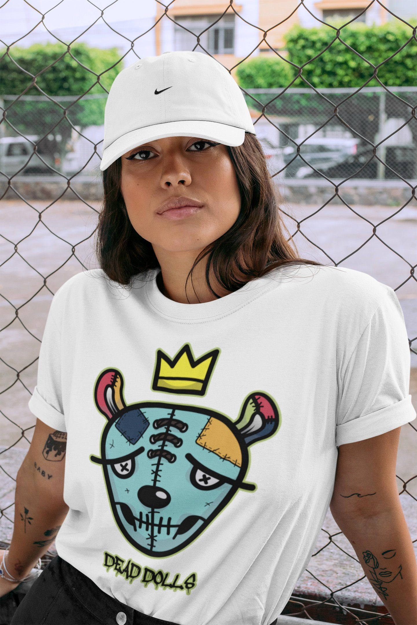 Jordan 1 Bio Hack Sneaker Match Tees Dead Dolls Face Sneaker Tees Jordan 1 Bio Hack Jordan to match sneaker T-Shirt Crew Neck Shirts