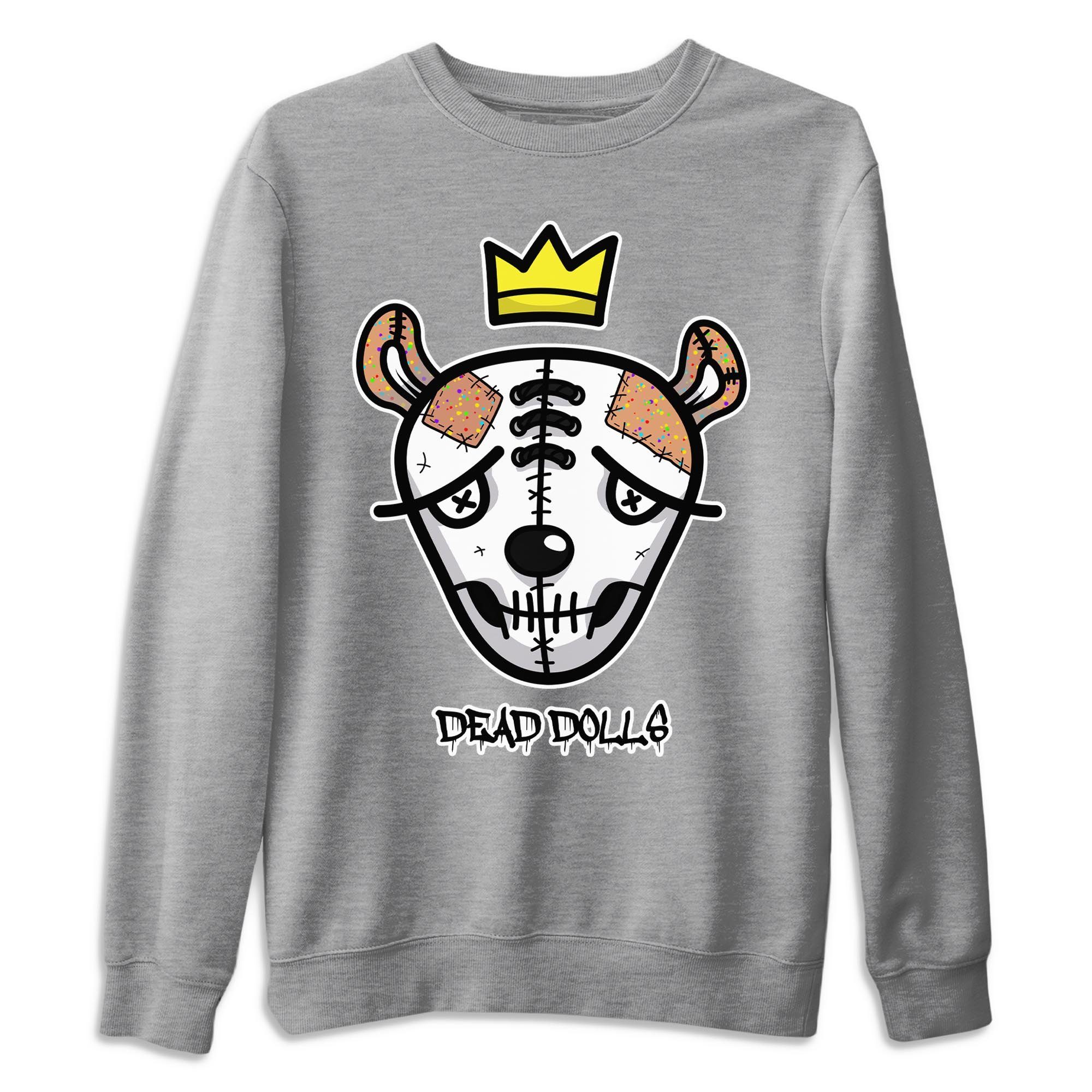 Jordan 1 Brushstroke Sneaker Matching T-Shirt Dead Dolls Face Sneaker Tees Jordan 1 Brushstroke Sneaker Release Tees Crew Neck Tees