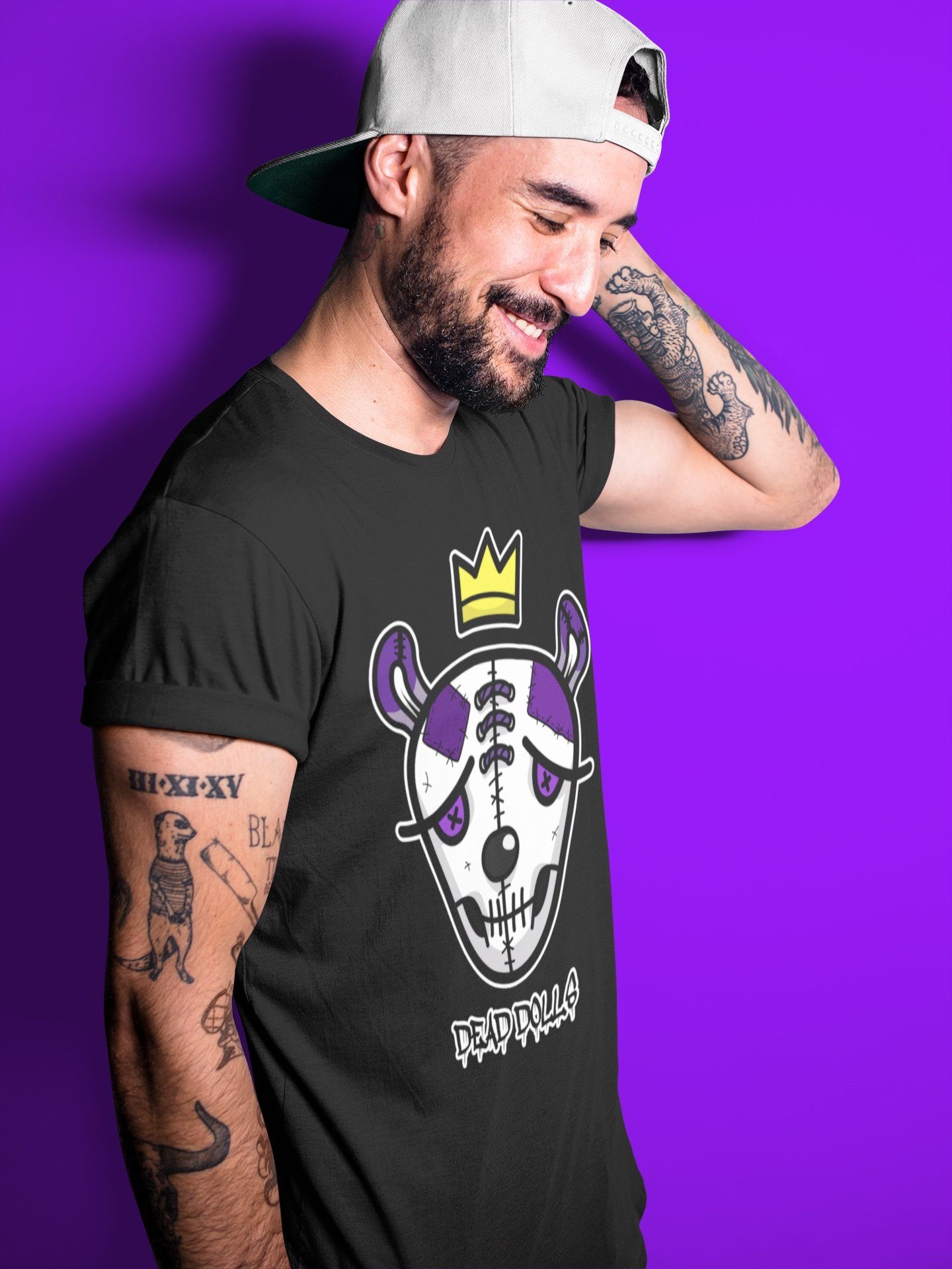 Jordan 1 WMNS Court Purple Shirt To Match Jordans Dead Dolls Face Sneaker Tees Jordan 1 WMNS Court Purple Drip Gear Zone Sneaker Matching Clothing Unisex Shirts