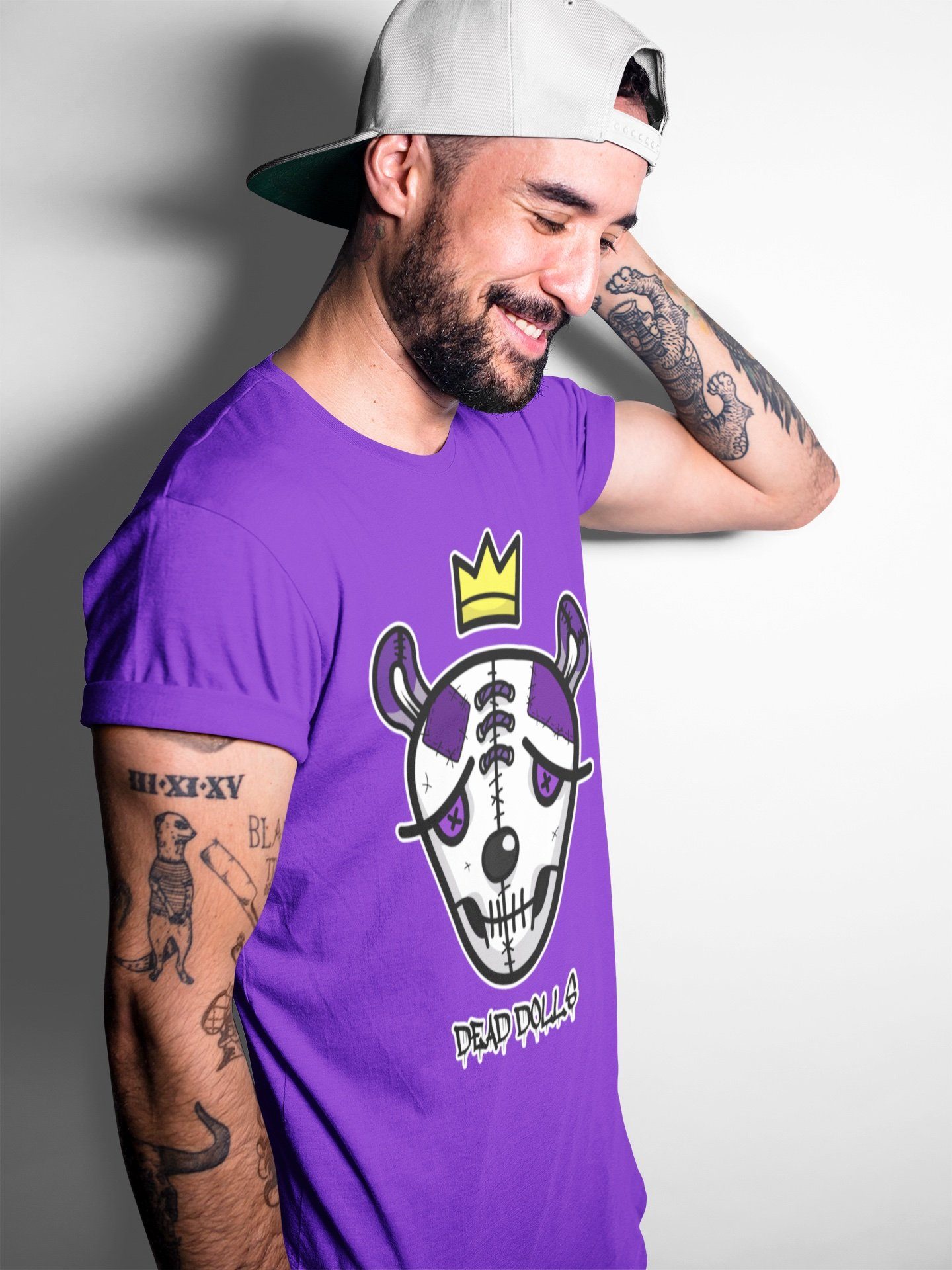 Jordan 1 WMNS Court Purple Shirt To Match Jordans Dead Dolls Face Sneaker Tees Jordan 1 WMNS Court Purple Drip Gear Zone Sneaker Matching Clothing Unisex Shirts