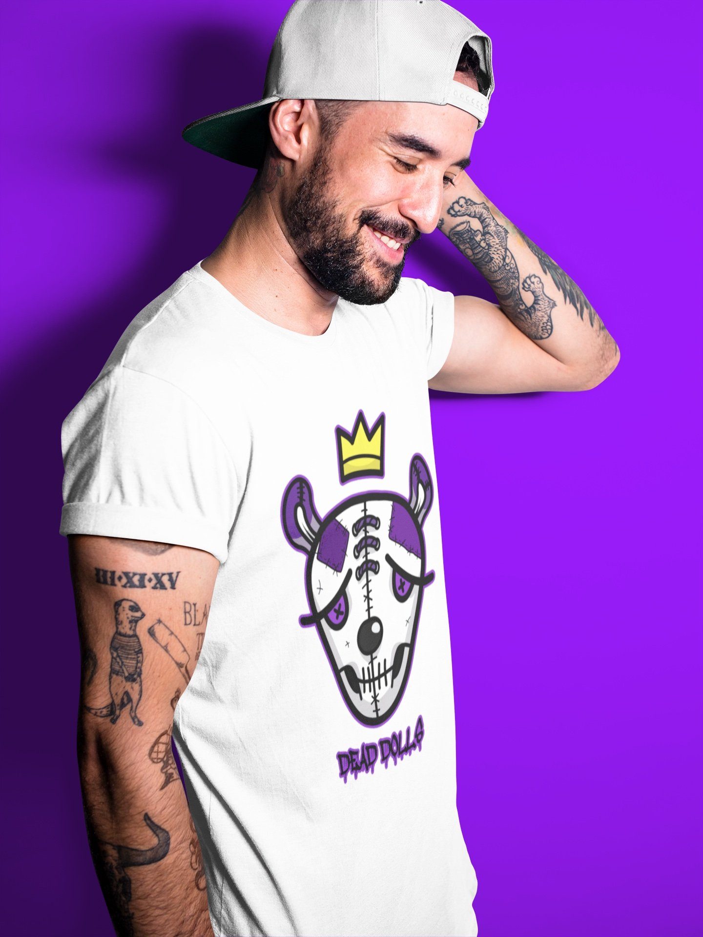 Jordan 1 WMNS Court Purple Shirt To Match Jordans Dead Dolls Face Sneaker Tees Jordan 1 WMNS Court Purple Drip Gear Zone Sneaker Matching Clothing Unisex Shirts