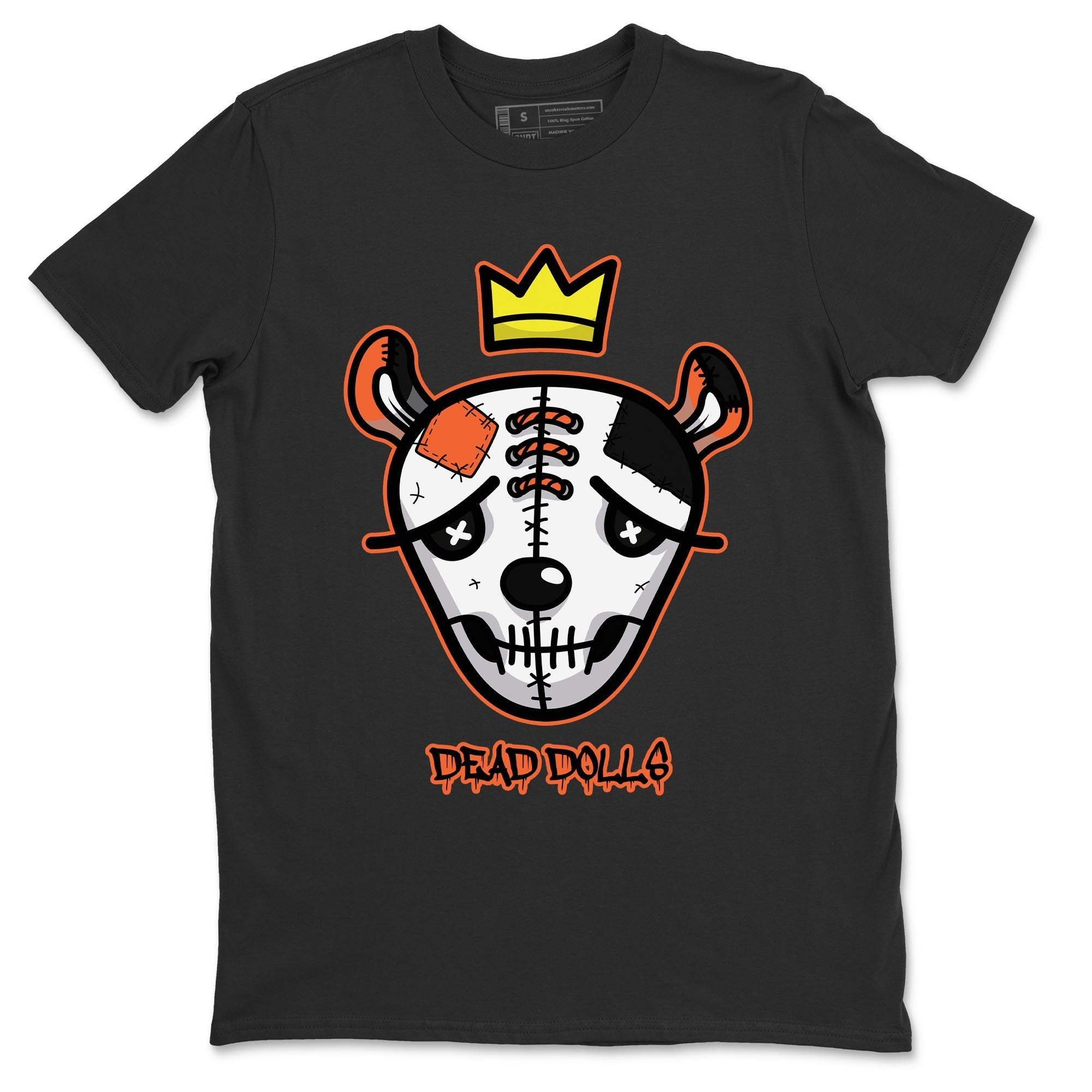 Jordan 1 Electro Orange Sneaker Matching T-Shirt Dead Dolls Face Sneaker Tees Jordan 1 Electro Orange Sneaker Release Tees Crew Neck Tees