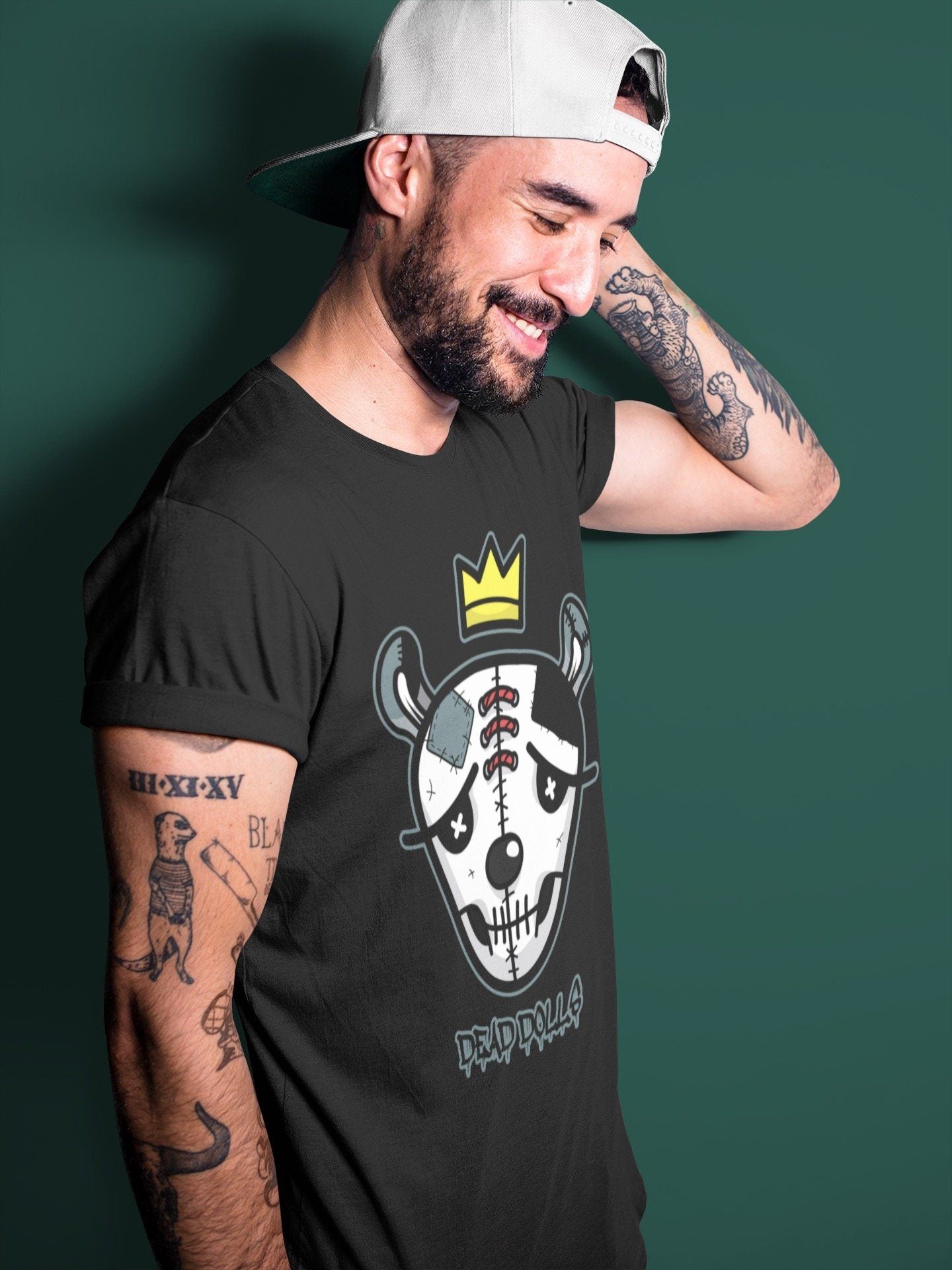 Jordan 1 Element Gore-Tex Black Grey Sneaker Matching T-Shirt Dead Dolls Face Sneaker Tees Jordan 1 Element Gore-Tex Black Grey Sneaker Release Tees Crew Neck Tees