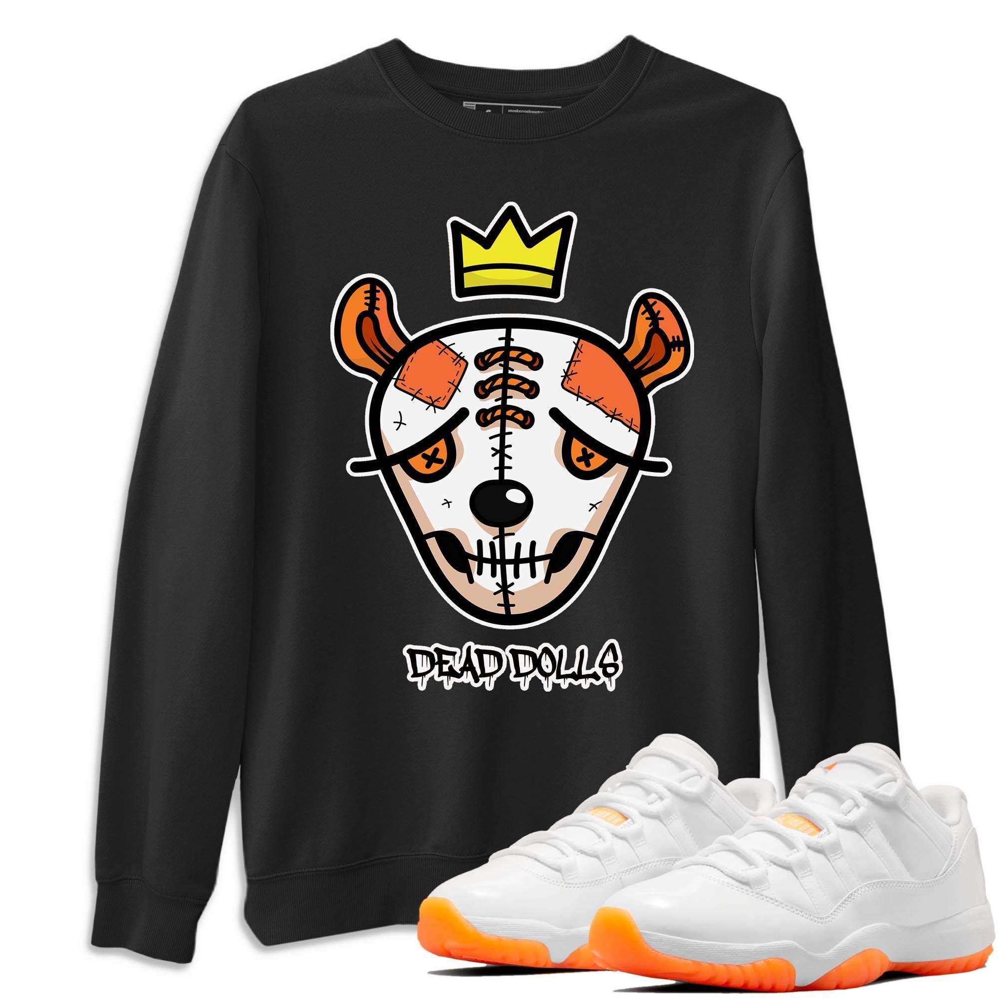 Jordan 11 Citrus Shirt To Match Jordans Dead Dolls Face Sneaker Tees Jordan 11 Citrus Drip Gear Zone Sneaker Matching Clothing Unisex Shirts
