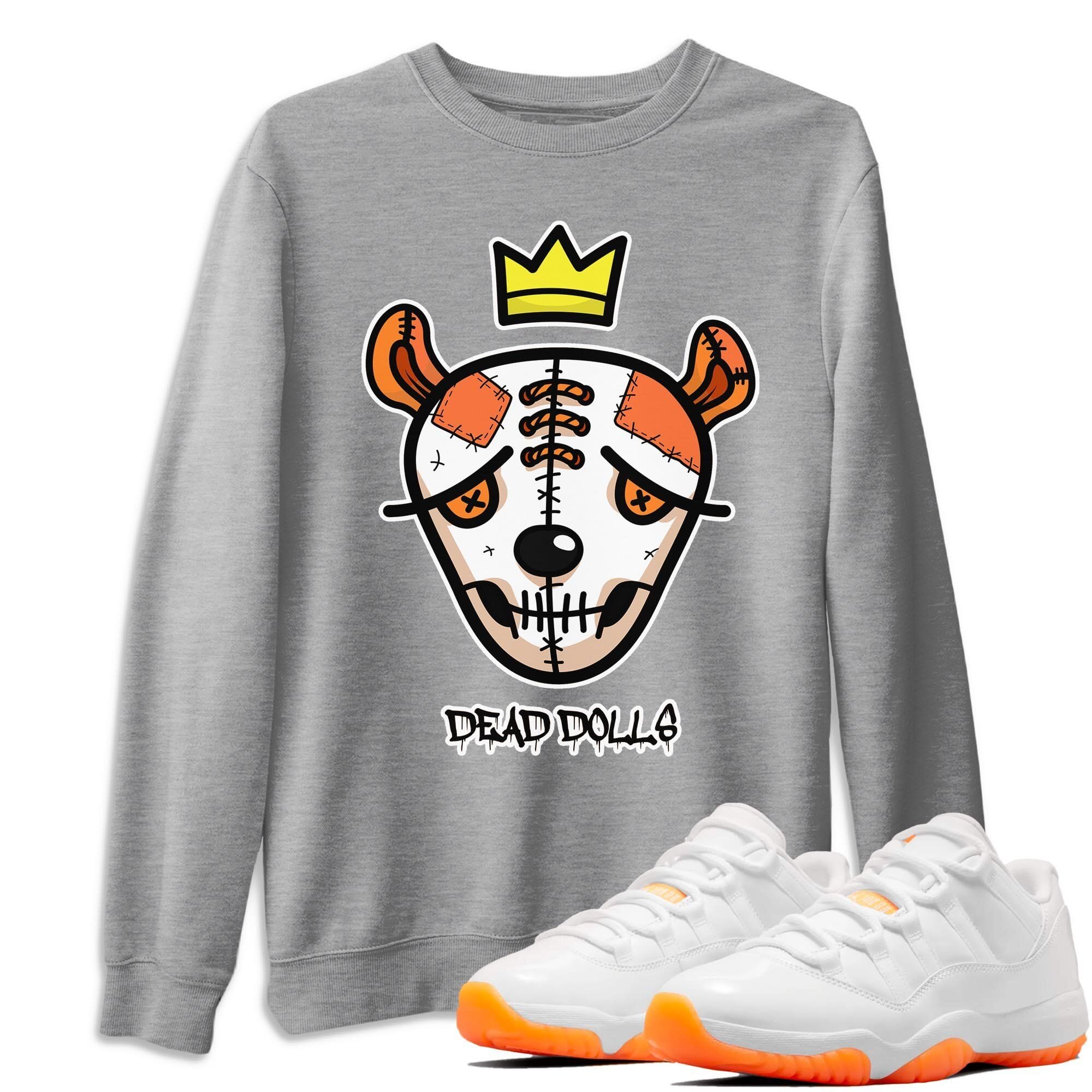 Jordan 11 Citrus Shirt To Match Jordans Dead Dolls Face Sneaker Tees Jordan 11 Citrus Drip Gear Zone Sneaker Matching Clothing Unisex Shirts