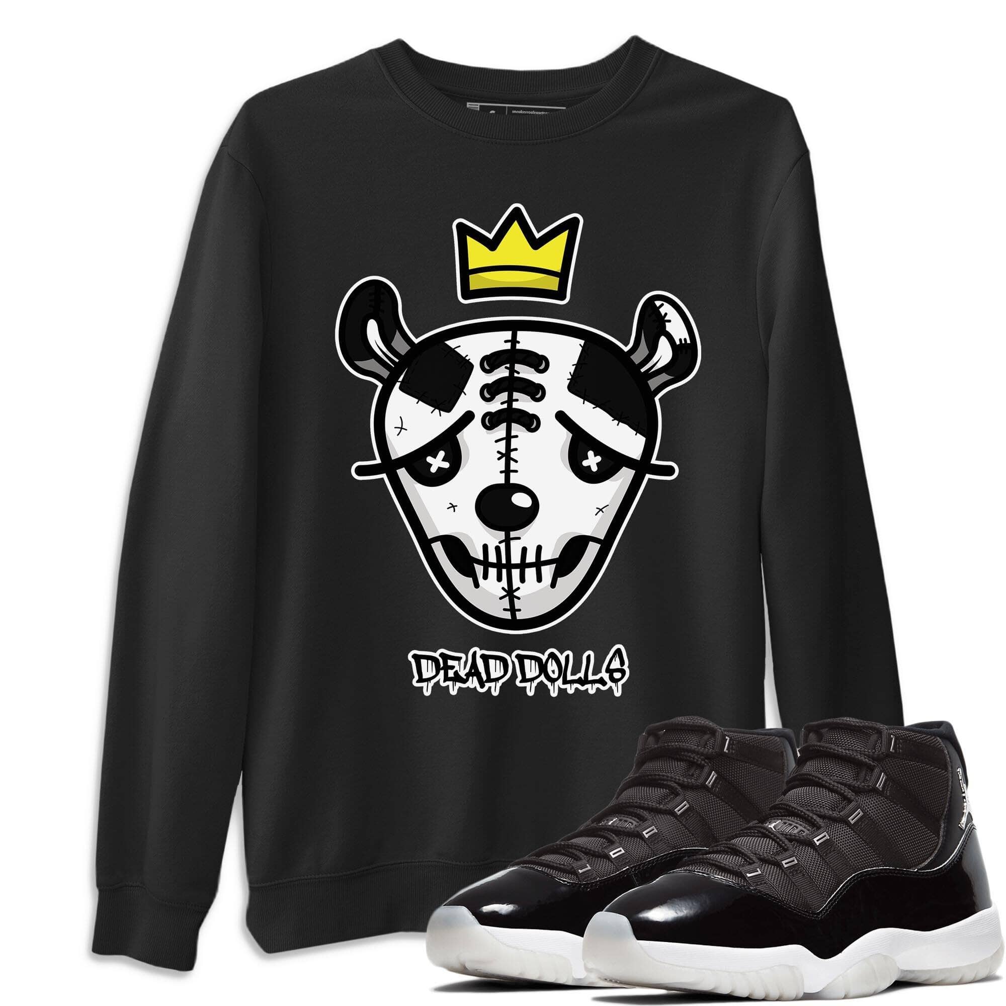 Jordan 11 Jubilee Shirt To Match Jordans Dead Dolls Face Sneaker Tees Jordan 11 Jubilee Drip Gear Zone Sneaker Matching Clothing Unisex Shirts
