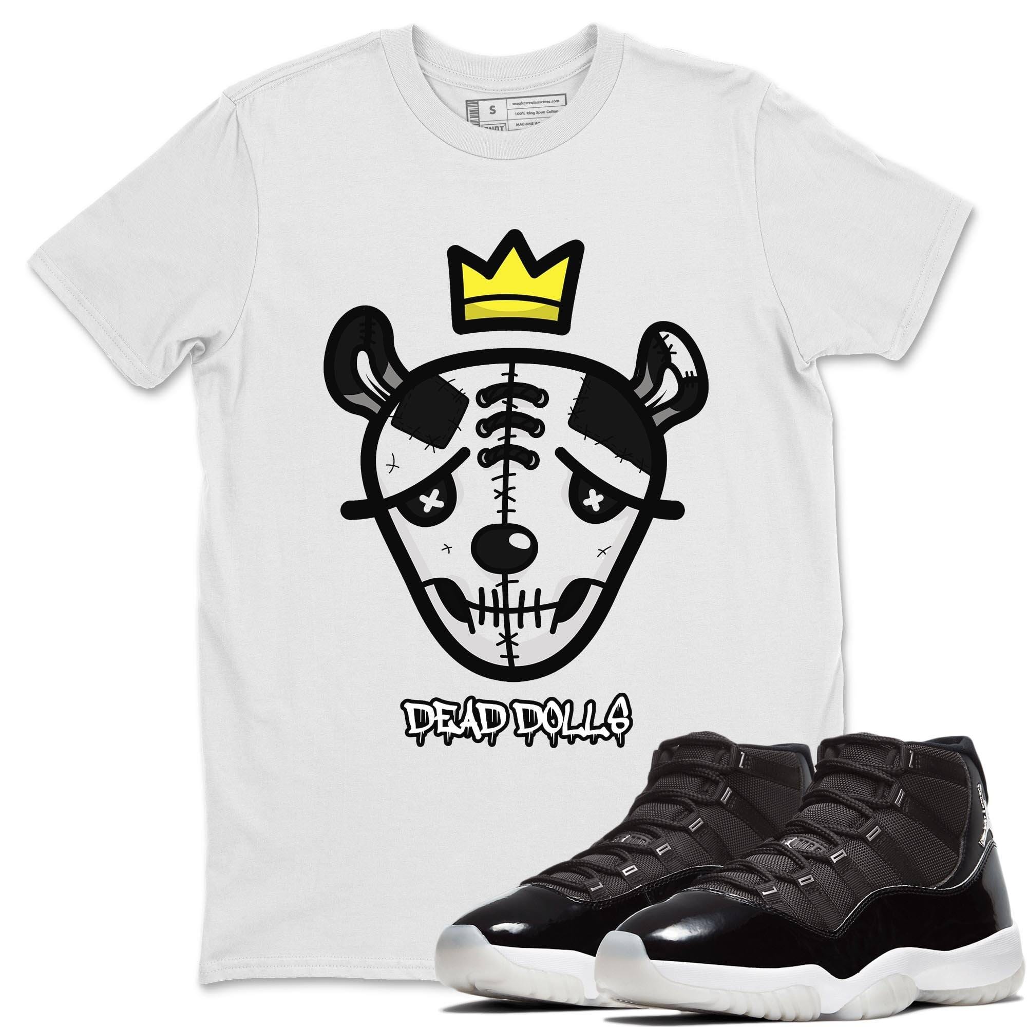 Jordan 11 Jubilee Shirt To Match Jordans Dead Dolls Face Sneaker Tees Jordan 11 Jubilee Drip Gear Zone Sneaker Matching Clothing Unisex Shirts