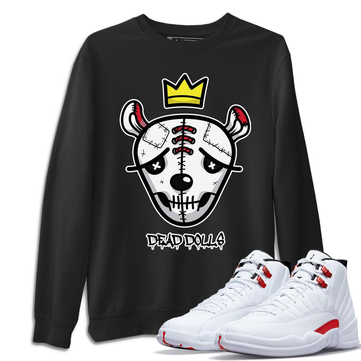 Jordan 12 Twist Shirt To Match Jordans Dead Dolls Face Sneaker Tees Jordan 12 Twist Drip Gear Zone Sneaker Matching Clothing Unisex Shirts