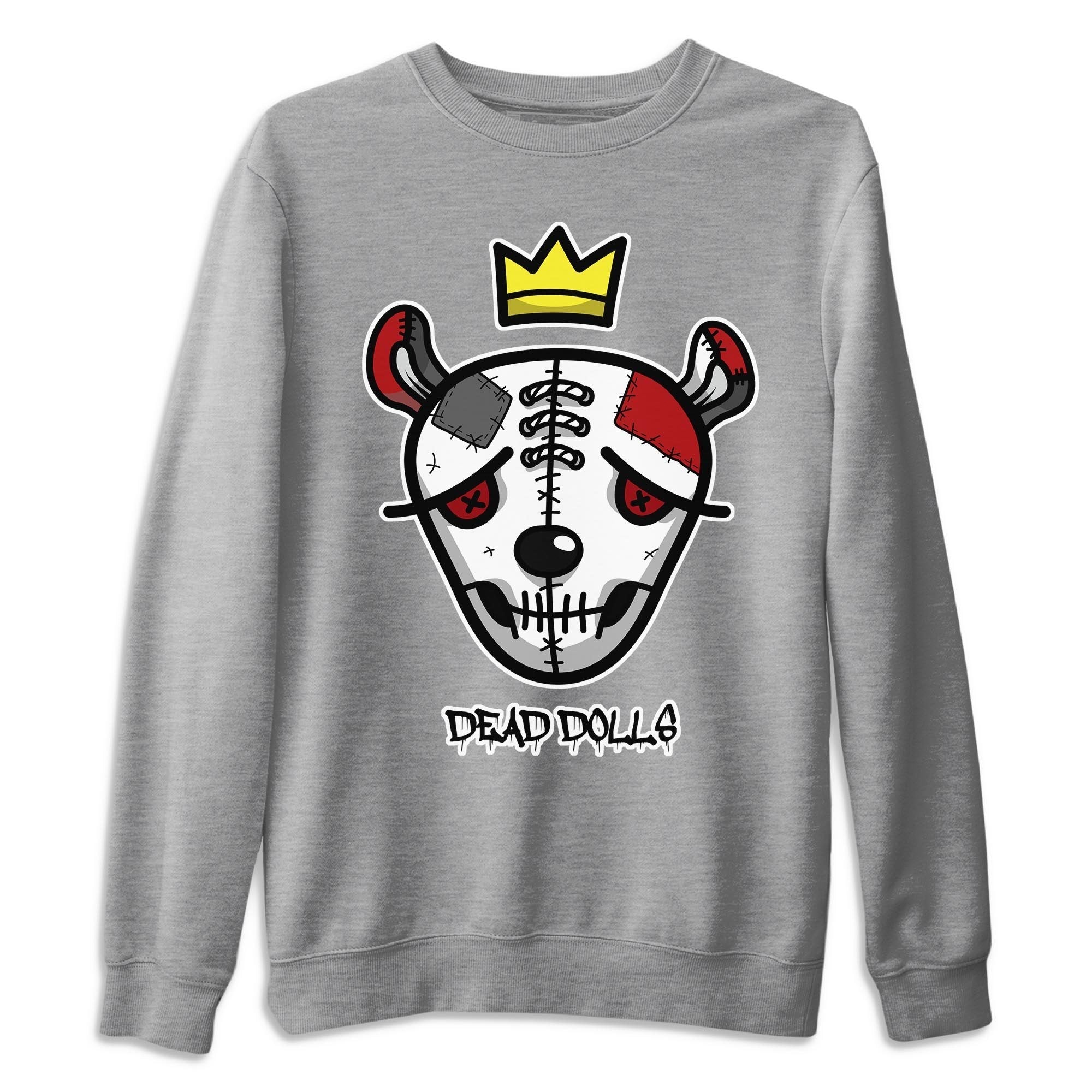 Jordan 13 Red Flint Shirt To Match Jordans Dead Dolls Face Sneaker Tees Jordan 13 Red Flint Drip Gear Zone Sneaker Matching Clothing Unisex Shirts