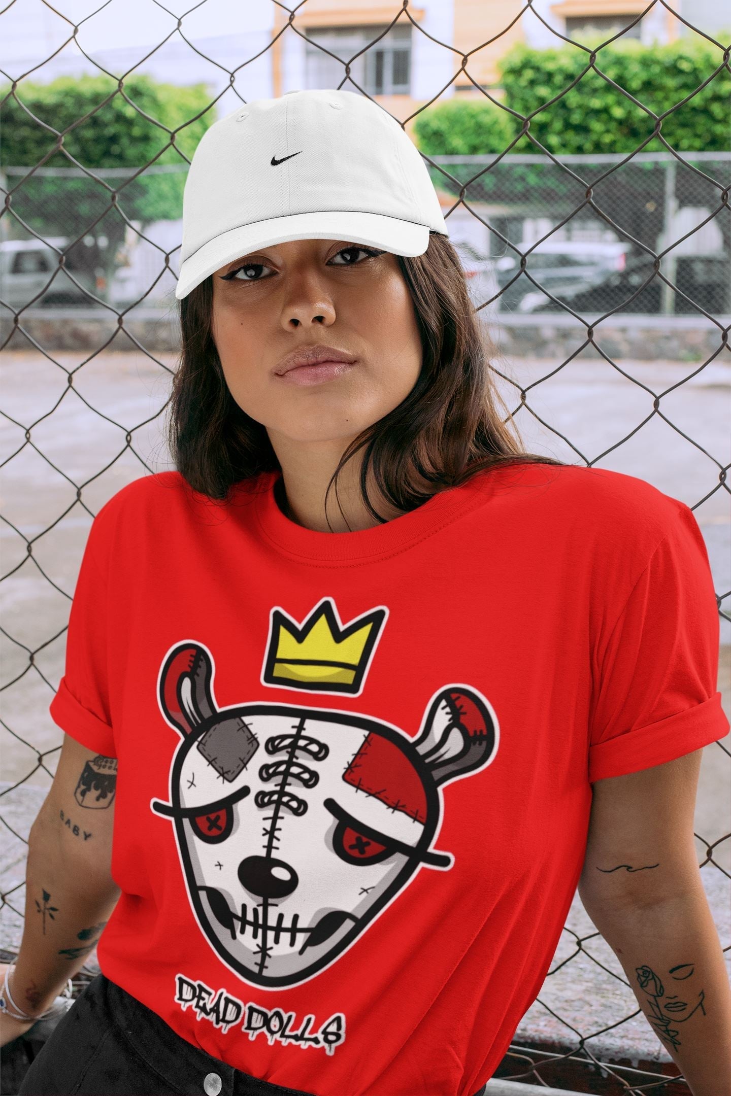 Jordan 13 Red Flint Shirt To Match Jordans Dead Dolls Face Sneaker Tees Jordan 13 Red Flint Drip Gear Zone Sneaker Matching Clothing Unisex Shirts