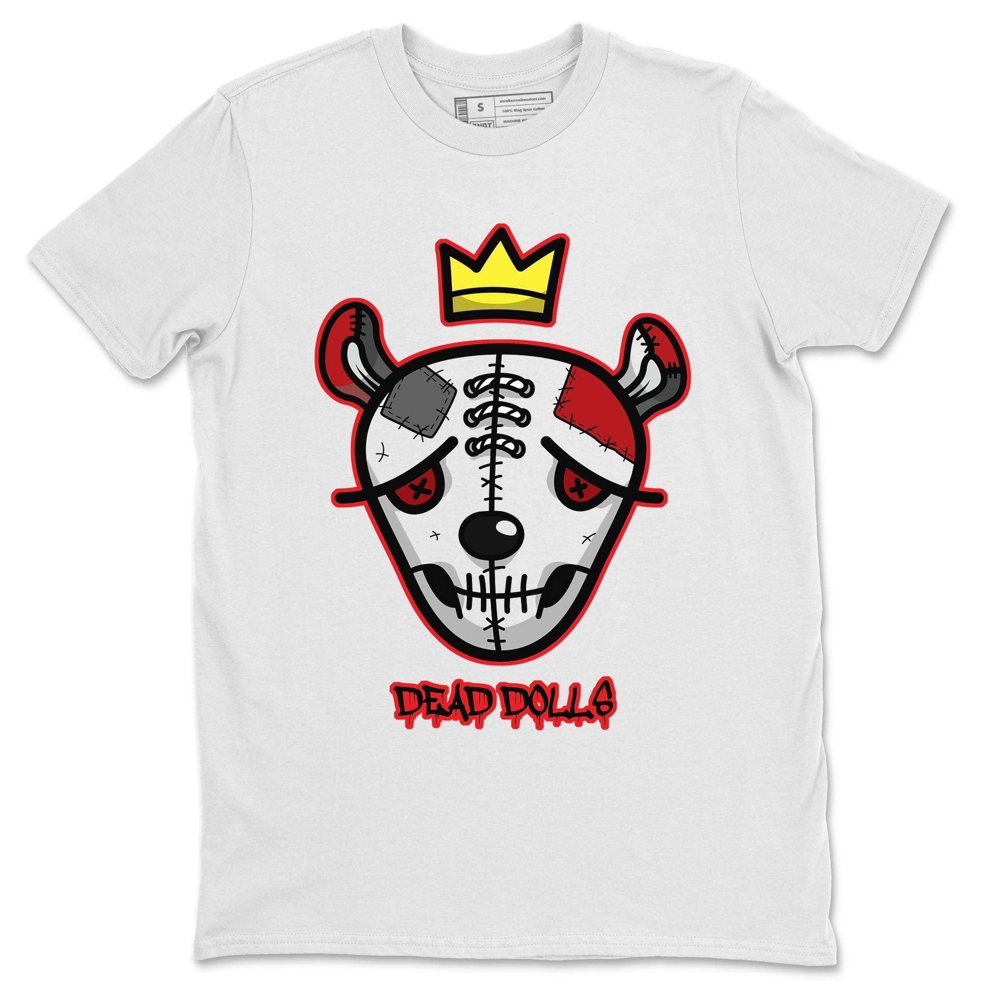 Jordan 13 Red Flint Shirt To Match Jordans Dead Dolls Face Sneaker Tees Jordan 13 Red Flint Drip Gear Zone Sneaker Matching Clothing Unisex Shirts