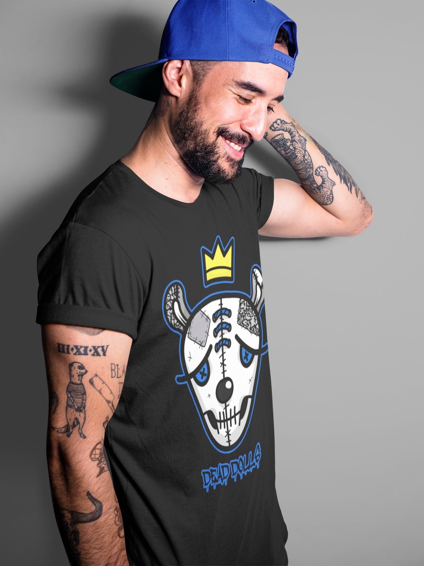 Jordan 3 Racer Blue Shirt To Match Jordans Dead Dolls Face Sneaker Tees Jordan 3 Racer Blue Drip Gear Zone Sneaker Matching Clothing Unisex Shirts