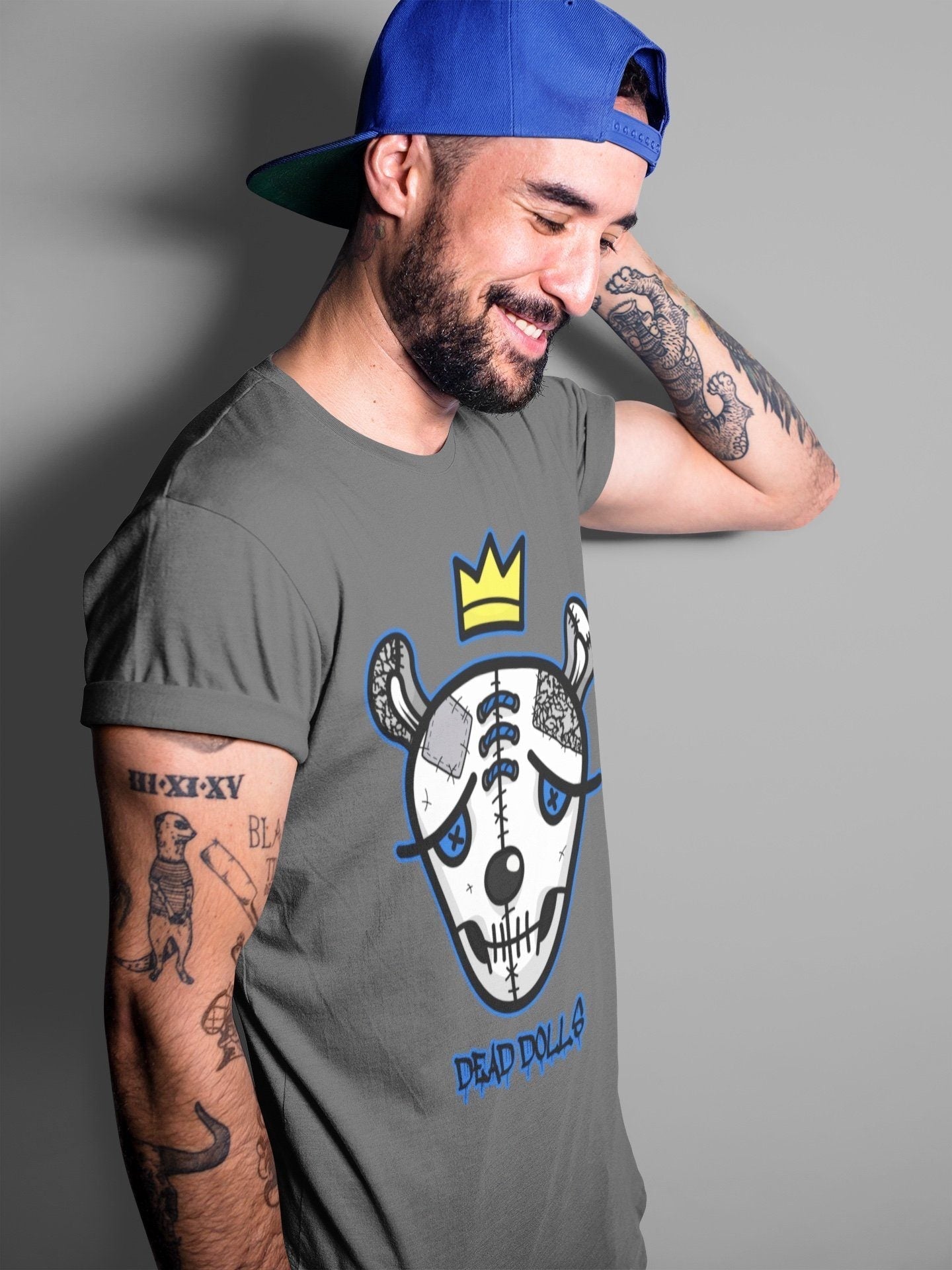 Jordan 3 Racer Blue Shirt To Match Jordans Dead Dolls Face Sneaker Tees Jordan 3 Racer Blue Drip Gear Zone Sneaker Matching Clothing Unisex Shirts