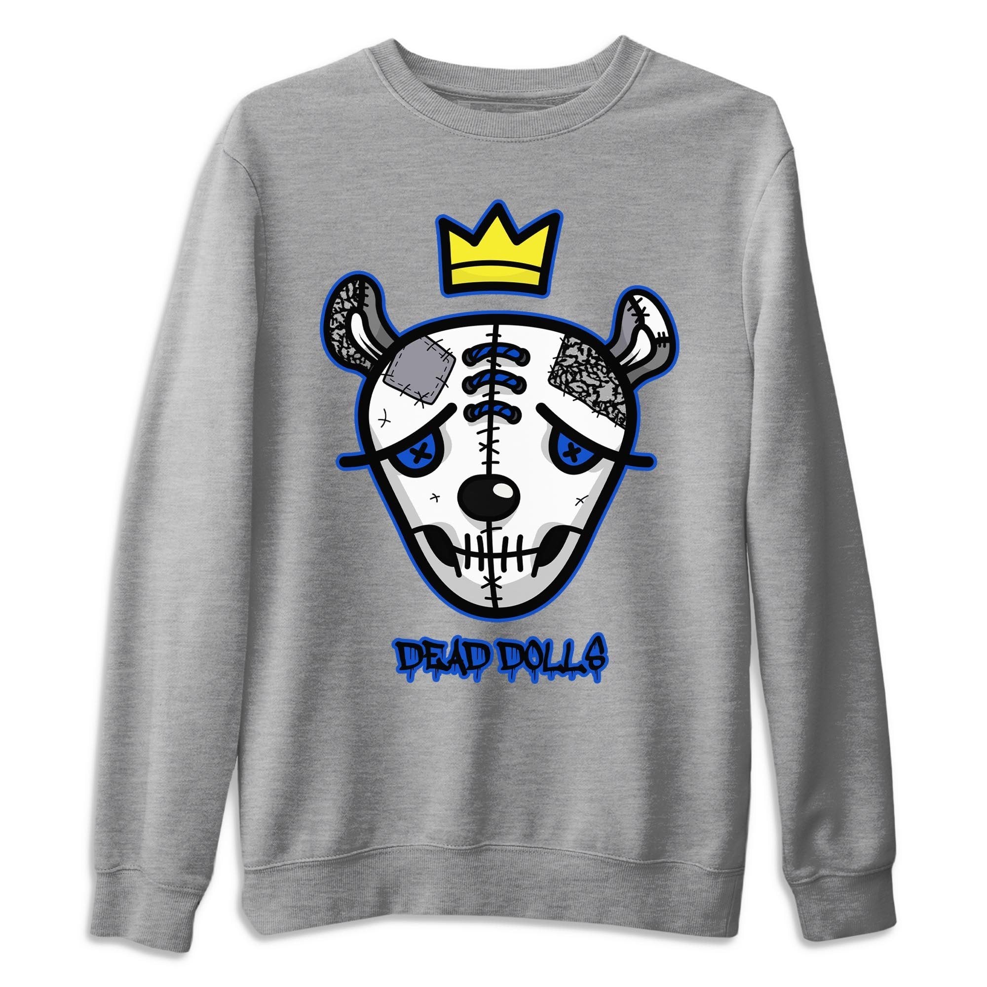 Jordan 3 Racer Blue Shirt To Match Jordans Dead Dolls Face Sneaker Tees Jordan 3 Racer Blue Drip Gear Zone Sneaker Matching Clothing Unisex Shirts