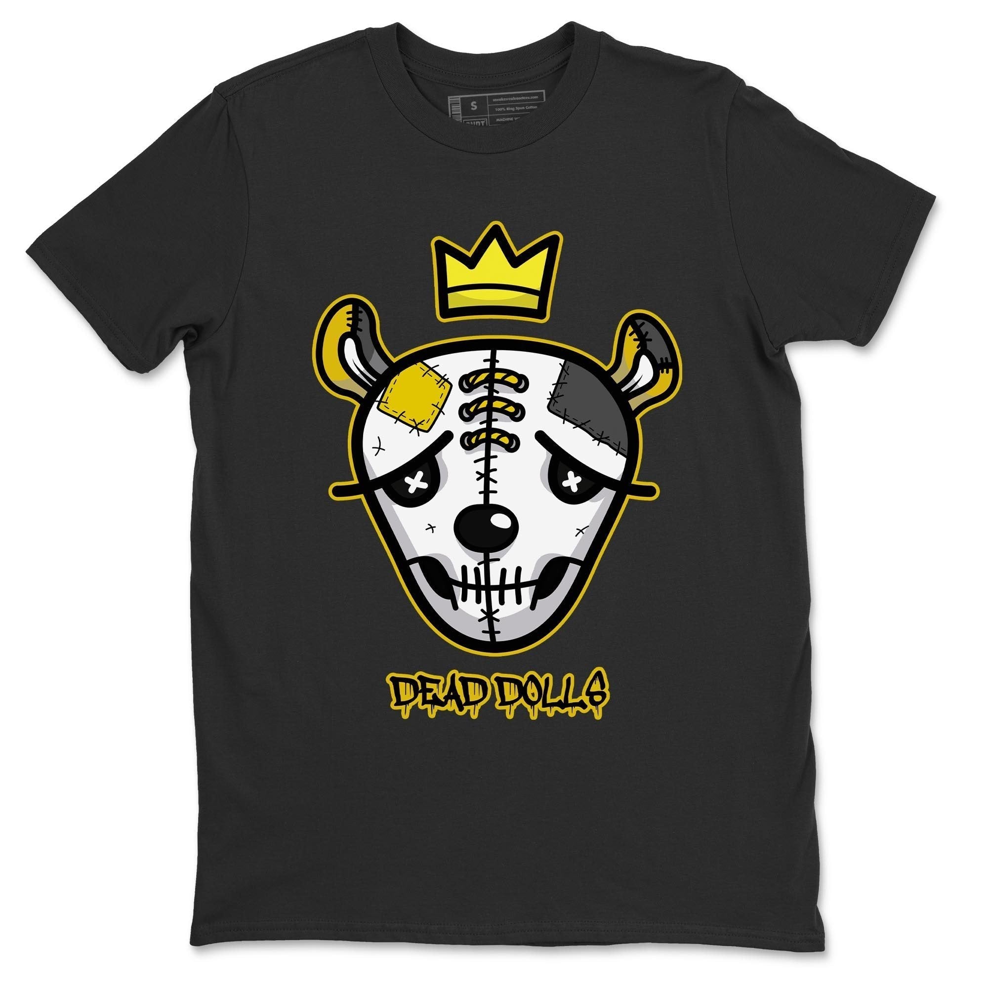 Jordan 4 Lightning Shirt To Match Jordans Dead Dolls Face Sneaker Tees Jordan 4 Lightning Drip Gear Zone Sneaker Matching Clothing Unisex Shirts