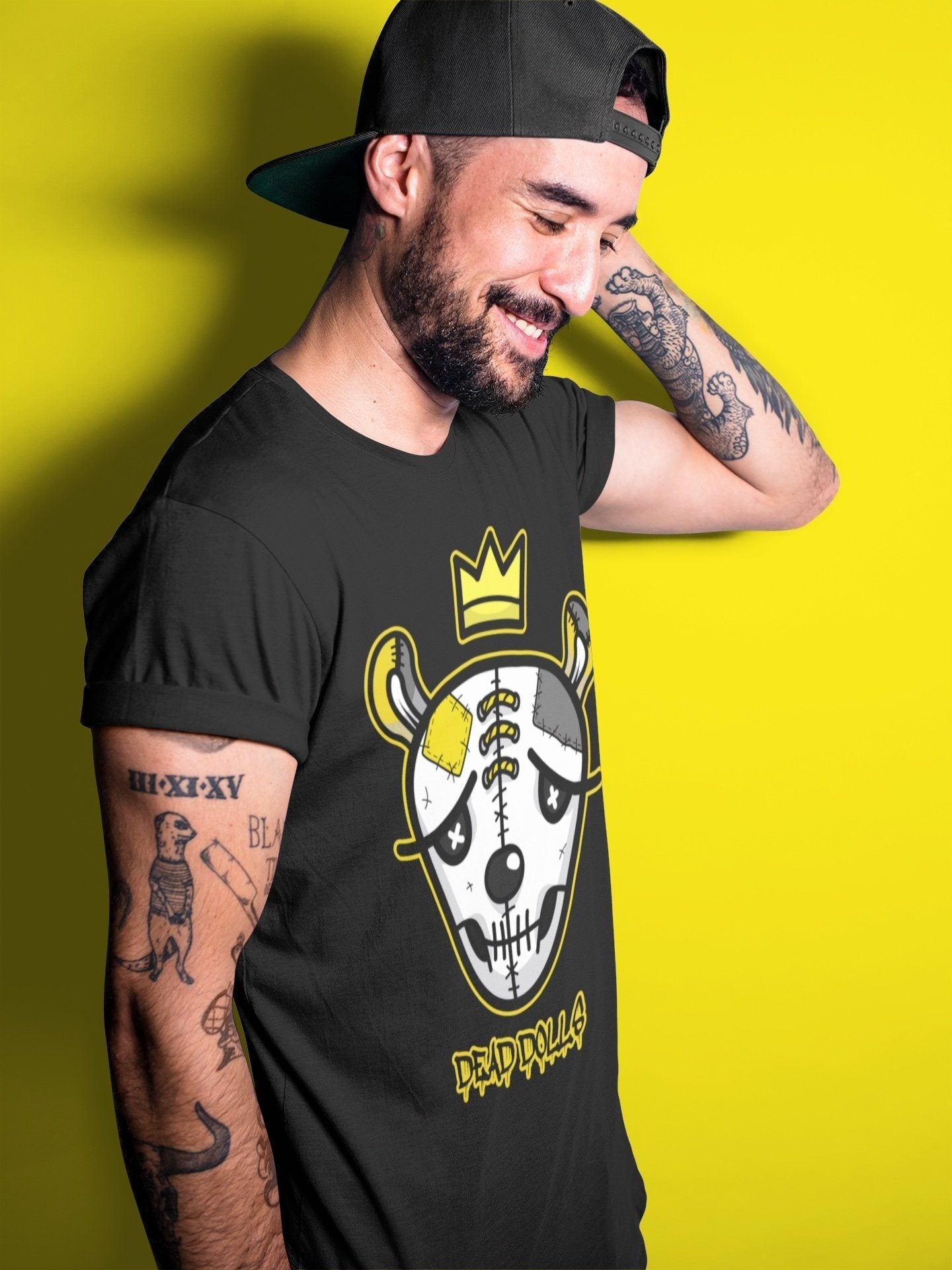 Jordan 4 Lightning Shirt To Match Jordans Dead Dolls Face Sneaker Tees Jordan 4 Lightning Drip Gear Zone Sneaker Matching Clothing Unisex Shirts