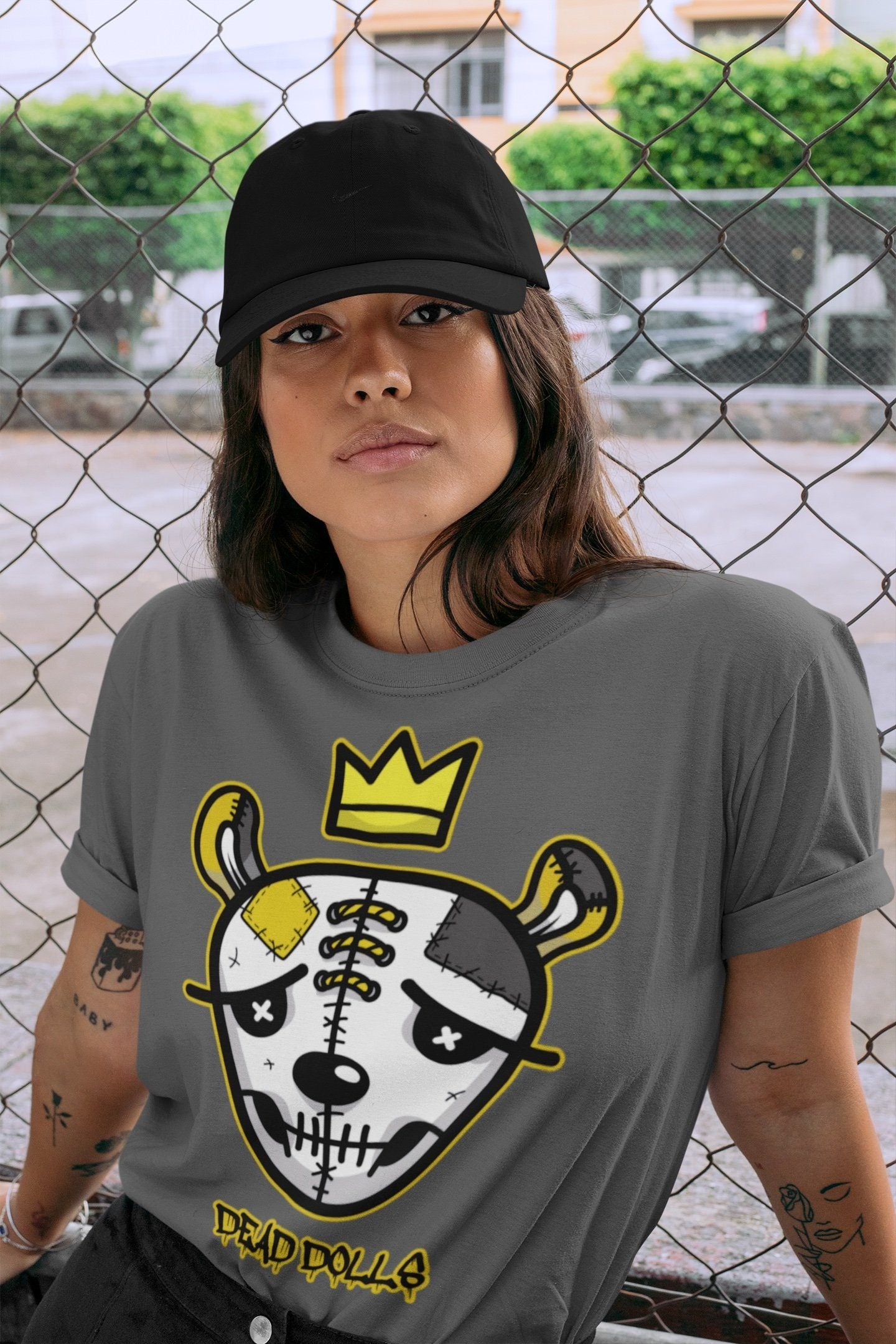 Jordan 4 Lightning Shirt To Match Jordans Dead Dolls Face Sneaker Tees Jordan 4 Lightning Drip Gear Zone Sneaker Matching Clothing Unisex Shirts